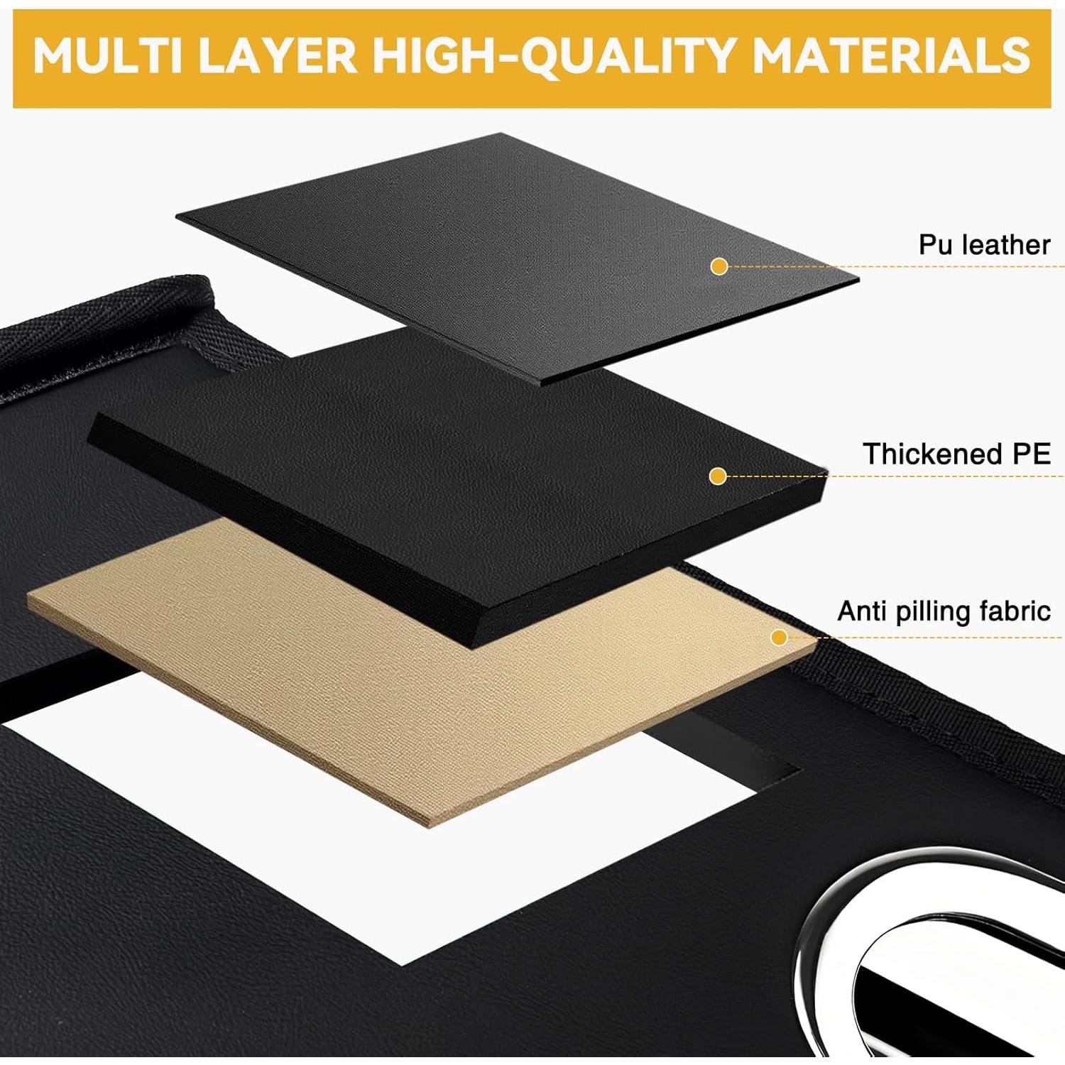 Organizador de Asiento de Coche Drsvabze con 7 Bolsillos y 2 Portavasos