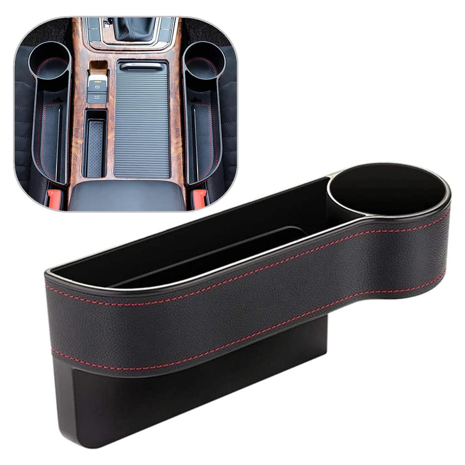 Organizador de Asiento para Coche Coforder, Cuero PU, Negro