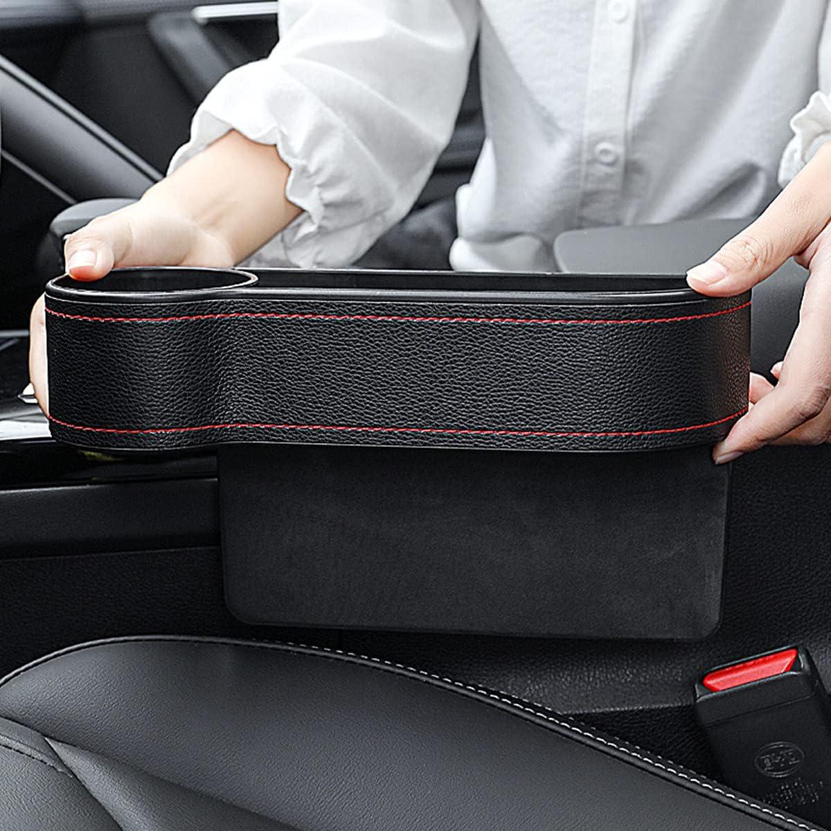 Organizador de Asiento para Coche Coforder, Cuero PU, Negro