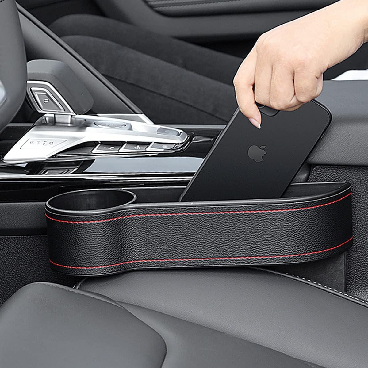Organizador de Asiento para Coche Coforder, Cuero PU, Negro