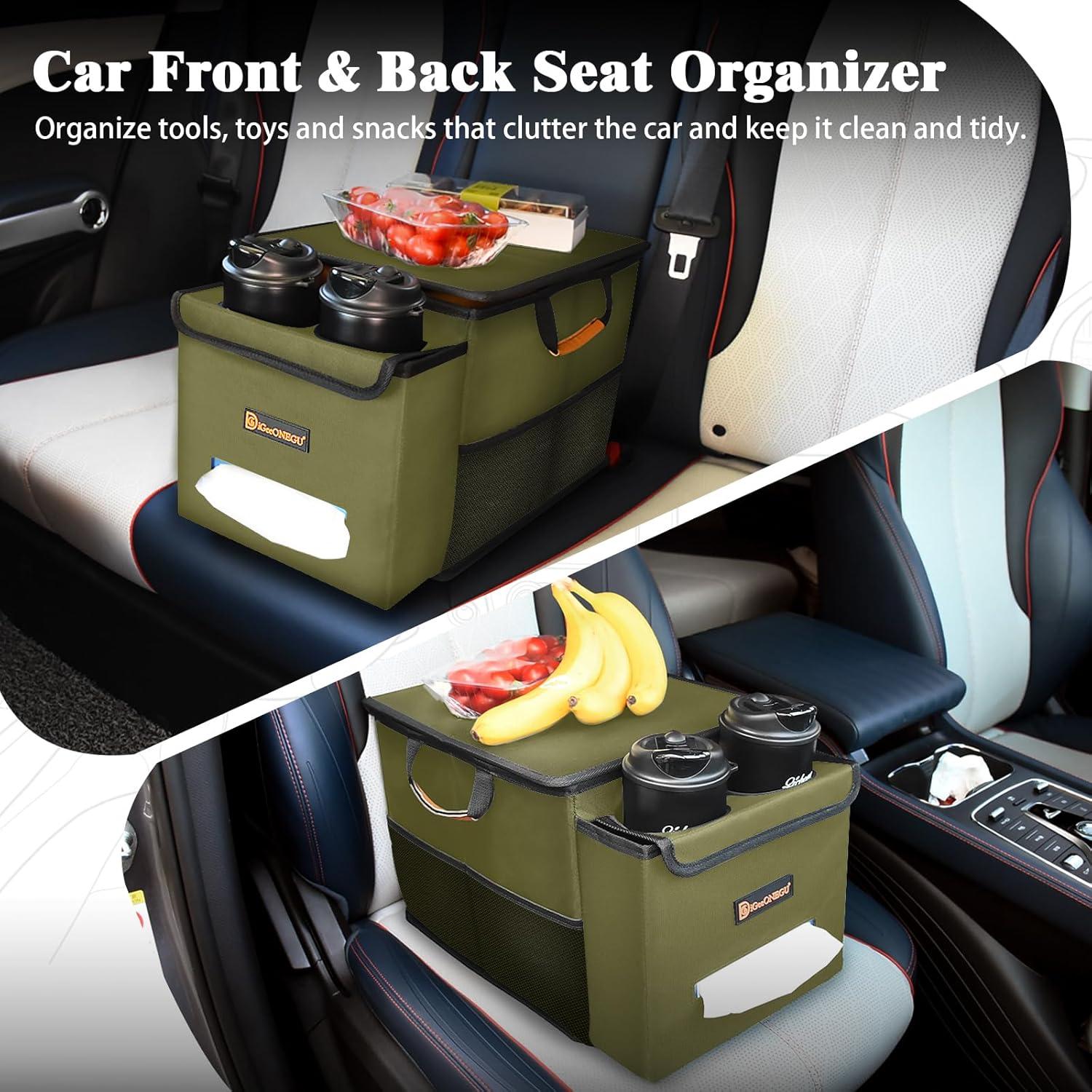 Organizador de Asiento de Coche DiGeeONEGU Aislado Verde Oliva