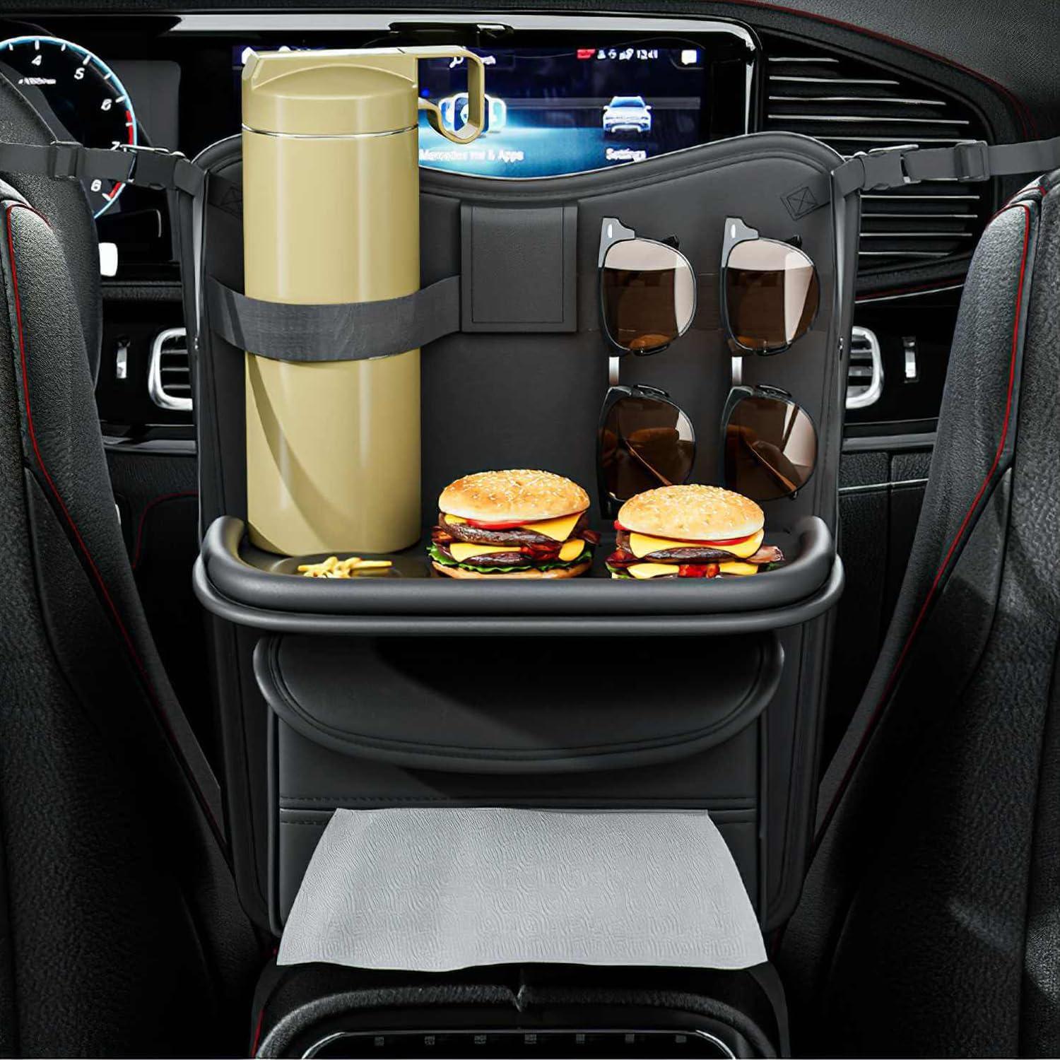 Organizador de Auto RUPSE Entre Asientos con Bandeja Plegable