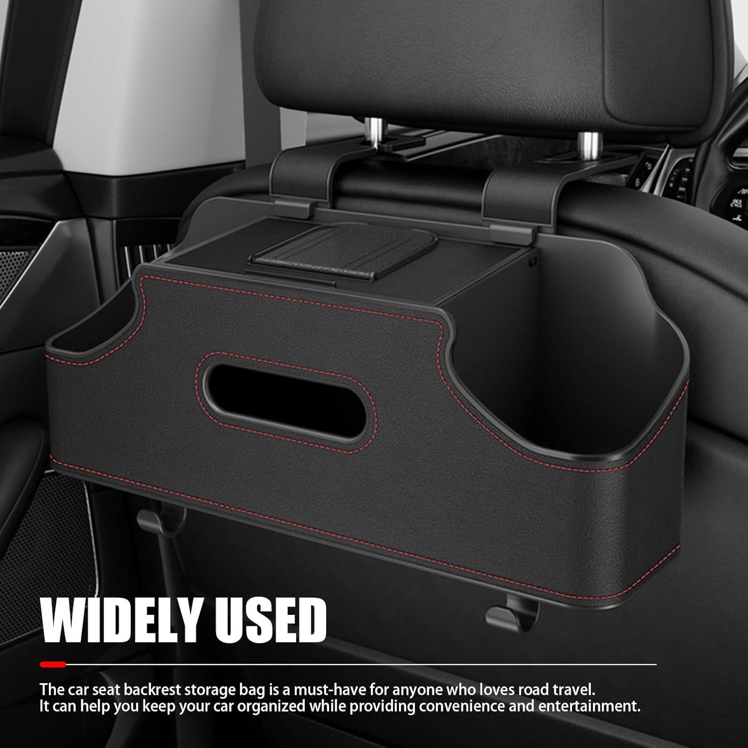 Caja de Almacenamiento para Respaldo de Asiento de Coche Pinflaw