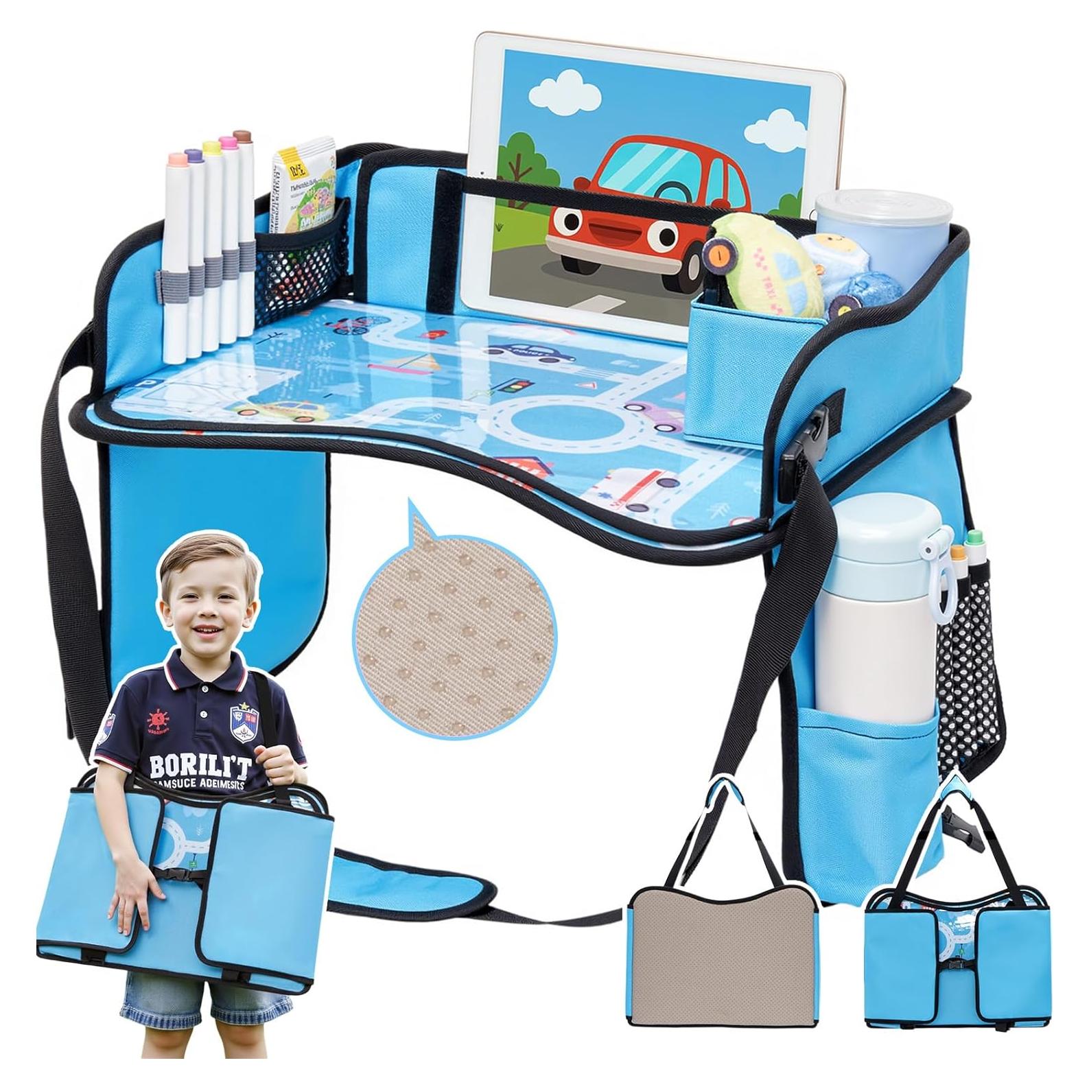 Bandeja de Viaje para Niños OUOZZZ - Mesa Antideslizante 40x30cm