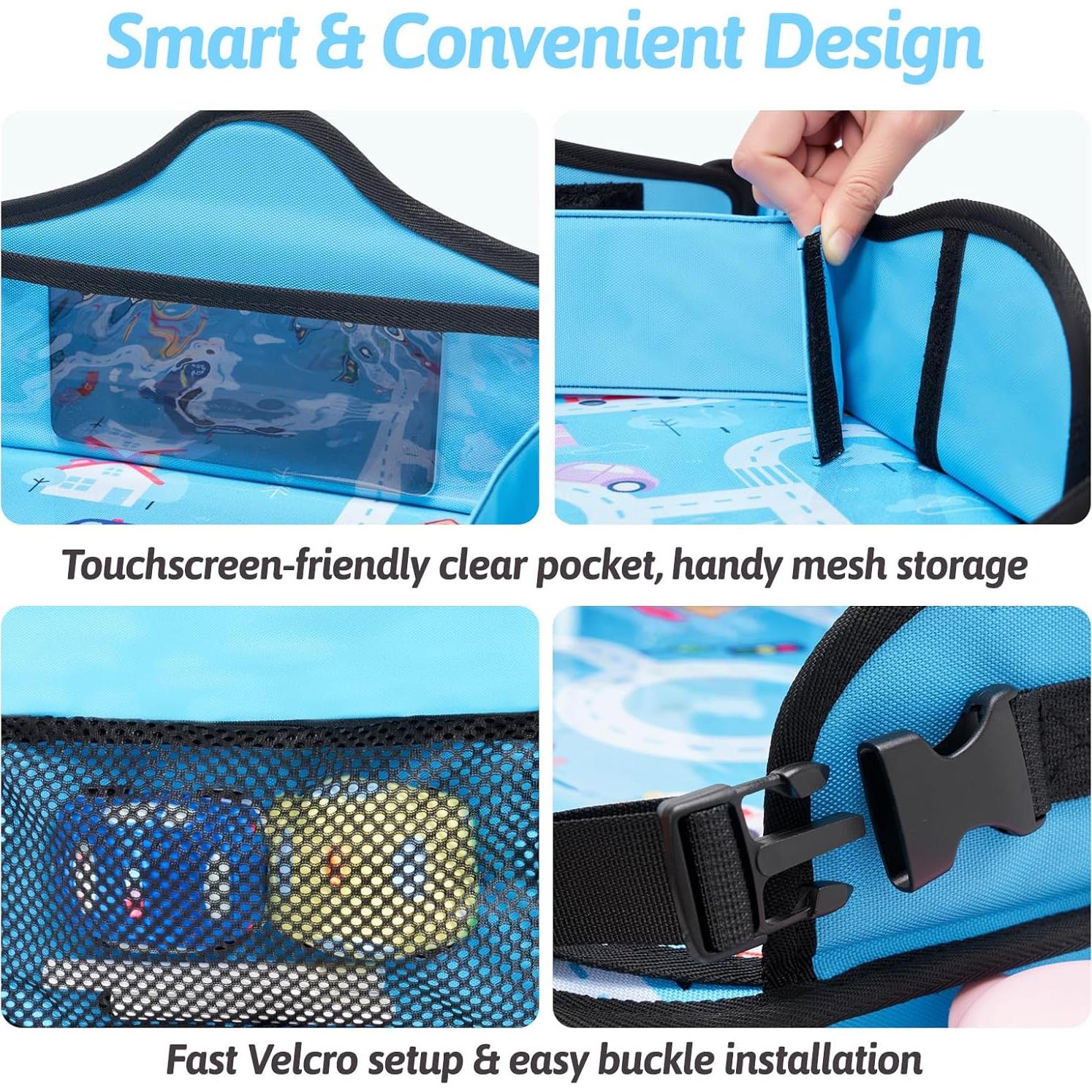 Bandeja de Viaje para Niños OUOZZZ - Mesa Antideslizante 40x30cm