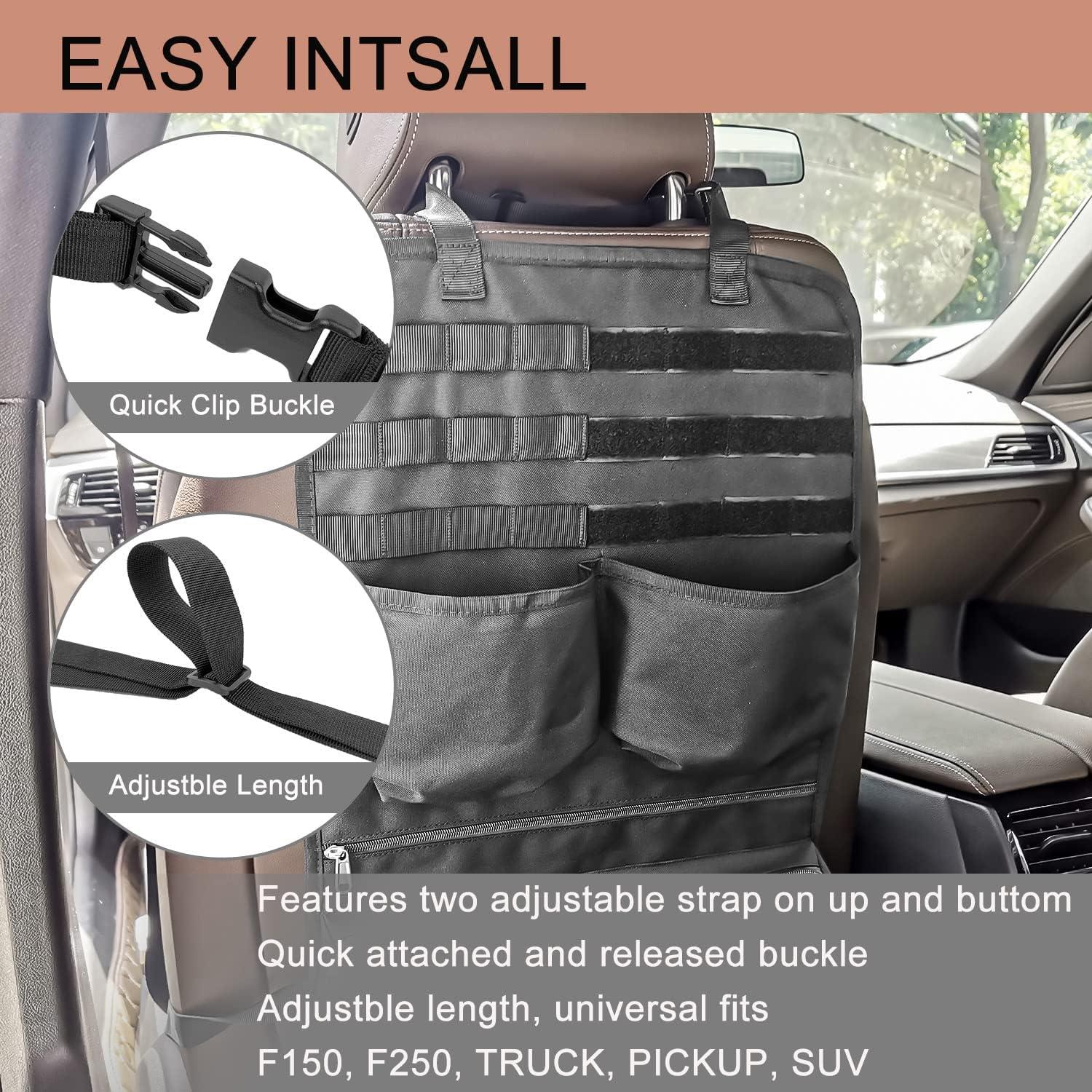 Organizador de respaldo de asiento Buraku para vehículo 36.8x57.2cm