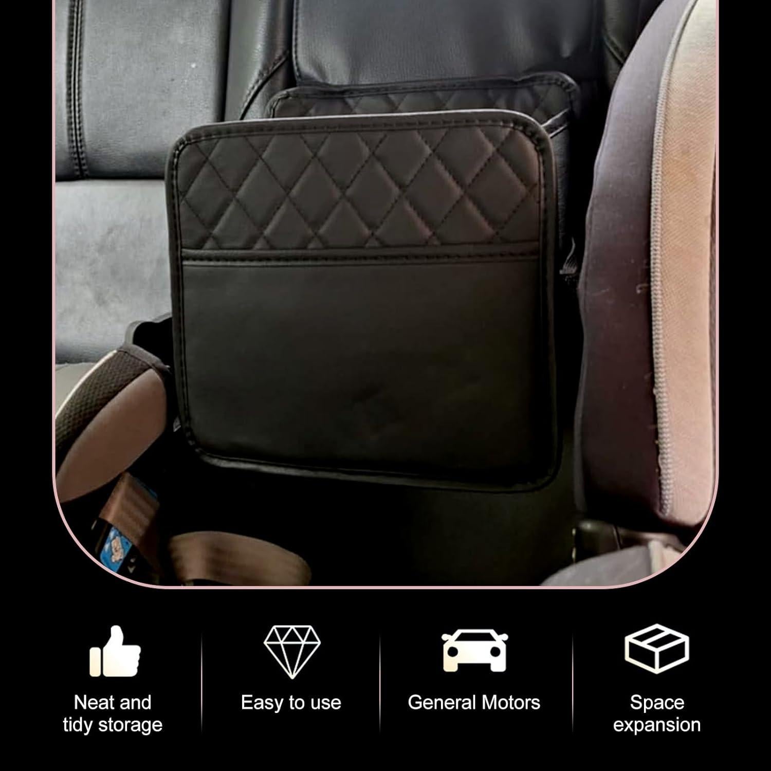 Organizador de Asiento de Coche Ferianl Negro Impermeable