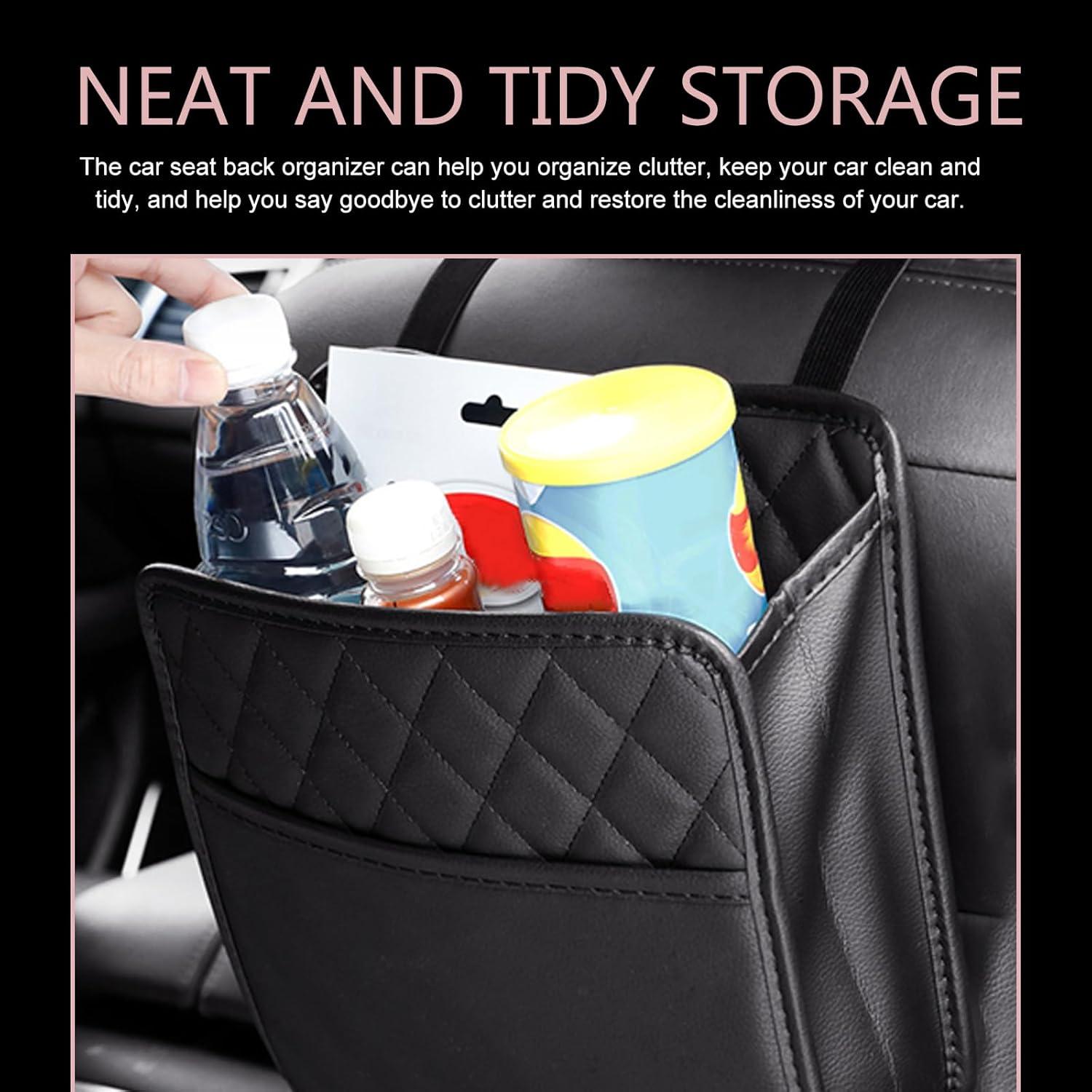 Organizador de Asiento de Coche Ferianl Negro Impermeable