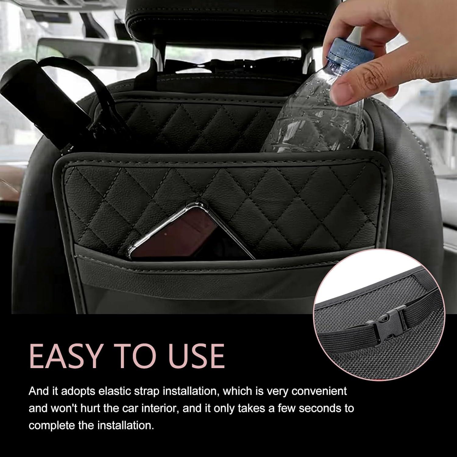 Organizador de Asiento de Coche Ferianl Negro Impermeable