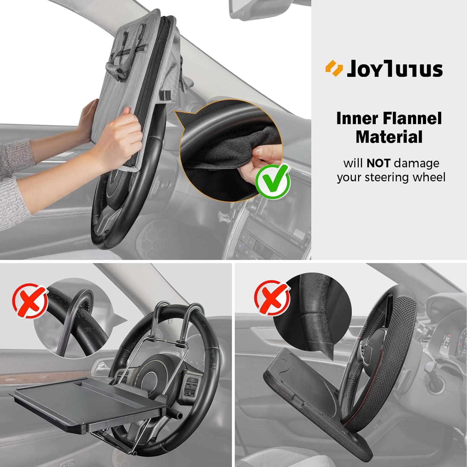 Bandeja para Comer en el Volante JOYTUTUS Gris 3 en 1