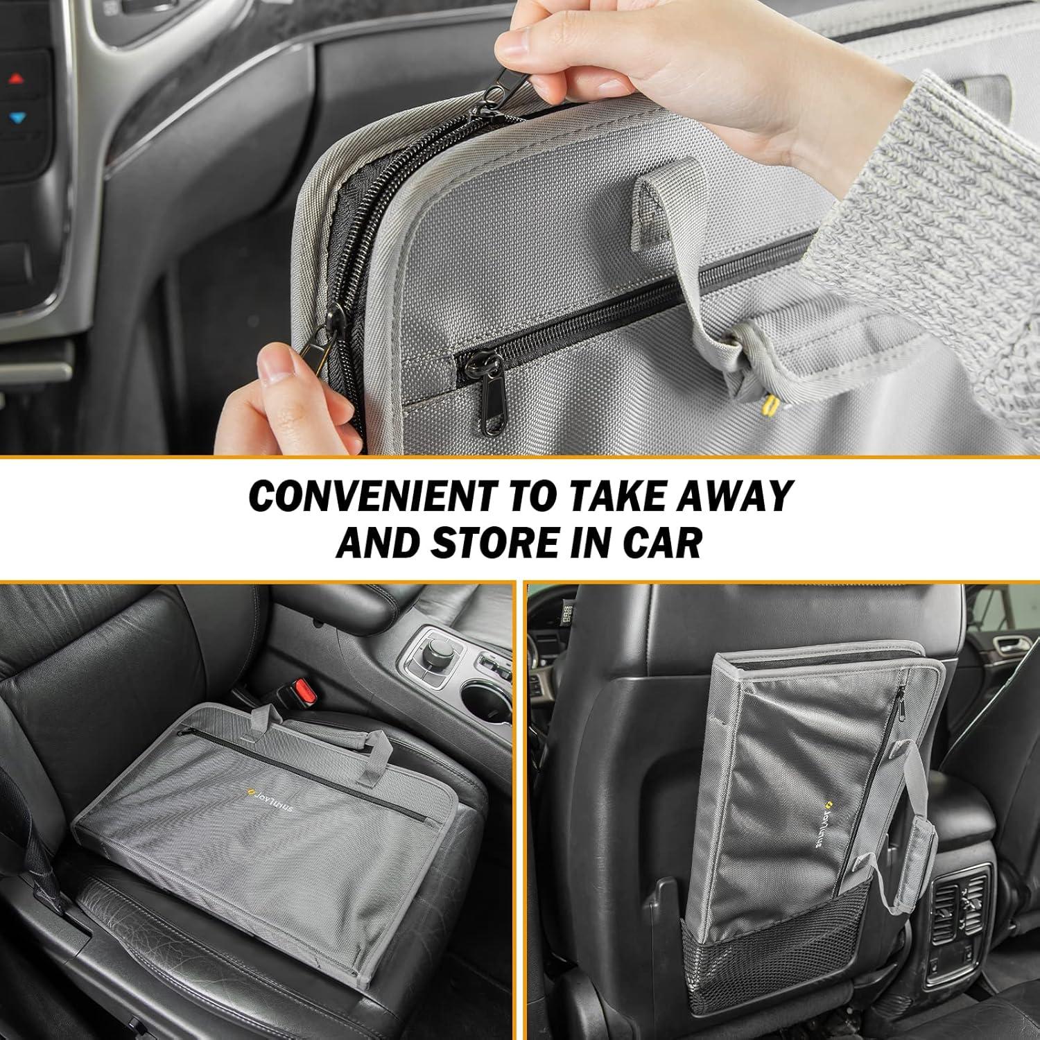 Bandeja para Comer en el Volante JOYTUTUS Gris 3 en 1