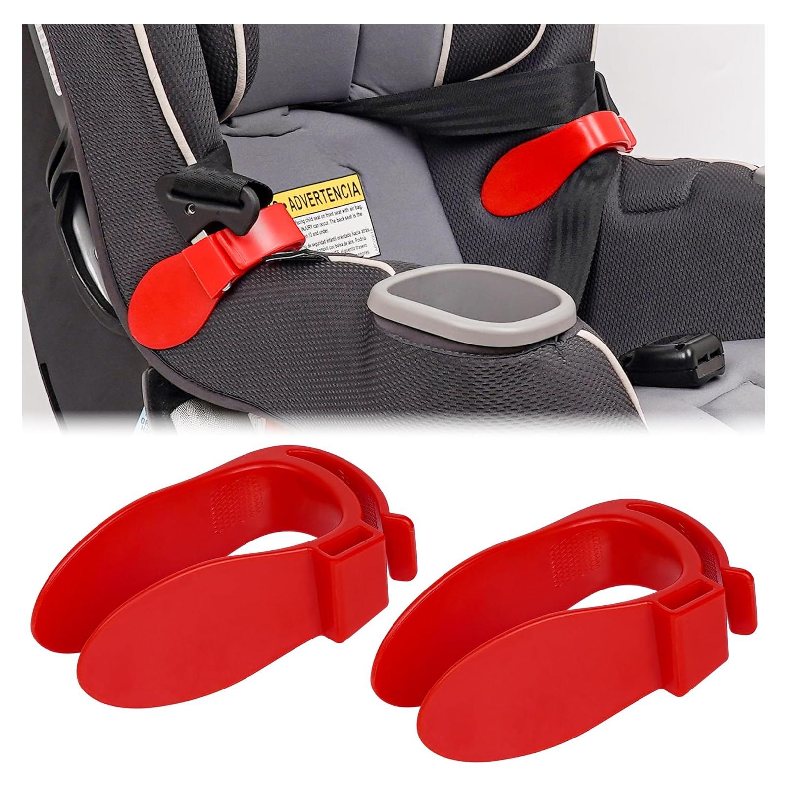 Organizador de Correas de Asiento de Coche Rojo - Ajuste Universal