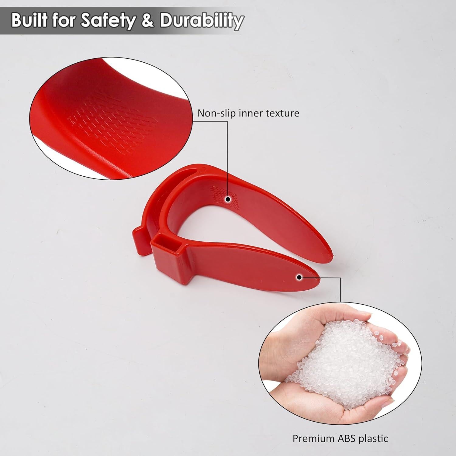 Organizador de Correas de Asiento de Coche Rojo - Ajuste Universal