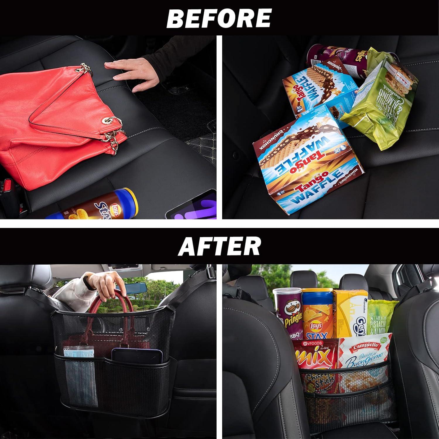 Organizador de Asiento de Coche Eing - Almacenamiento Negro