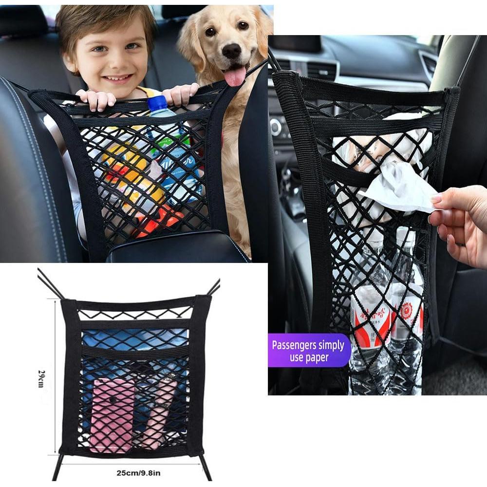 Organizador de Malla para Automóvil LNtech 3 Capas Negro