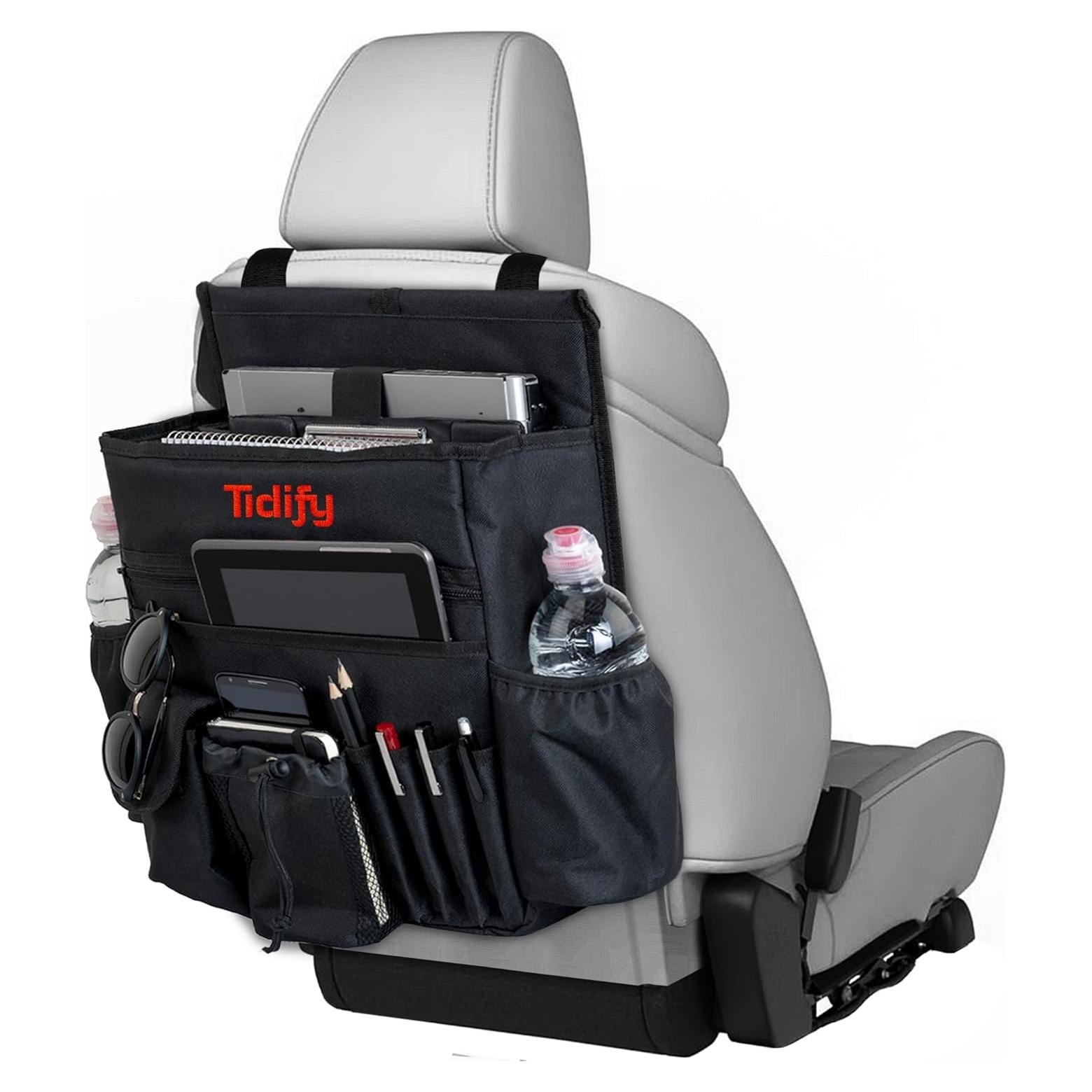 Organizador de Asiento Trasero Tidify - Almacenamiento para Laptop y Tabletas