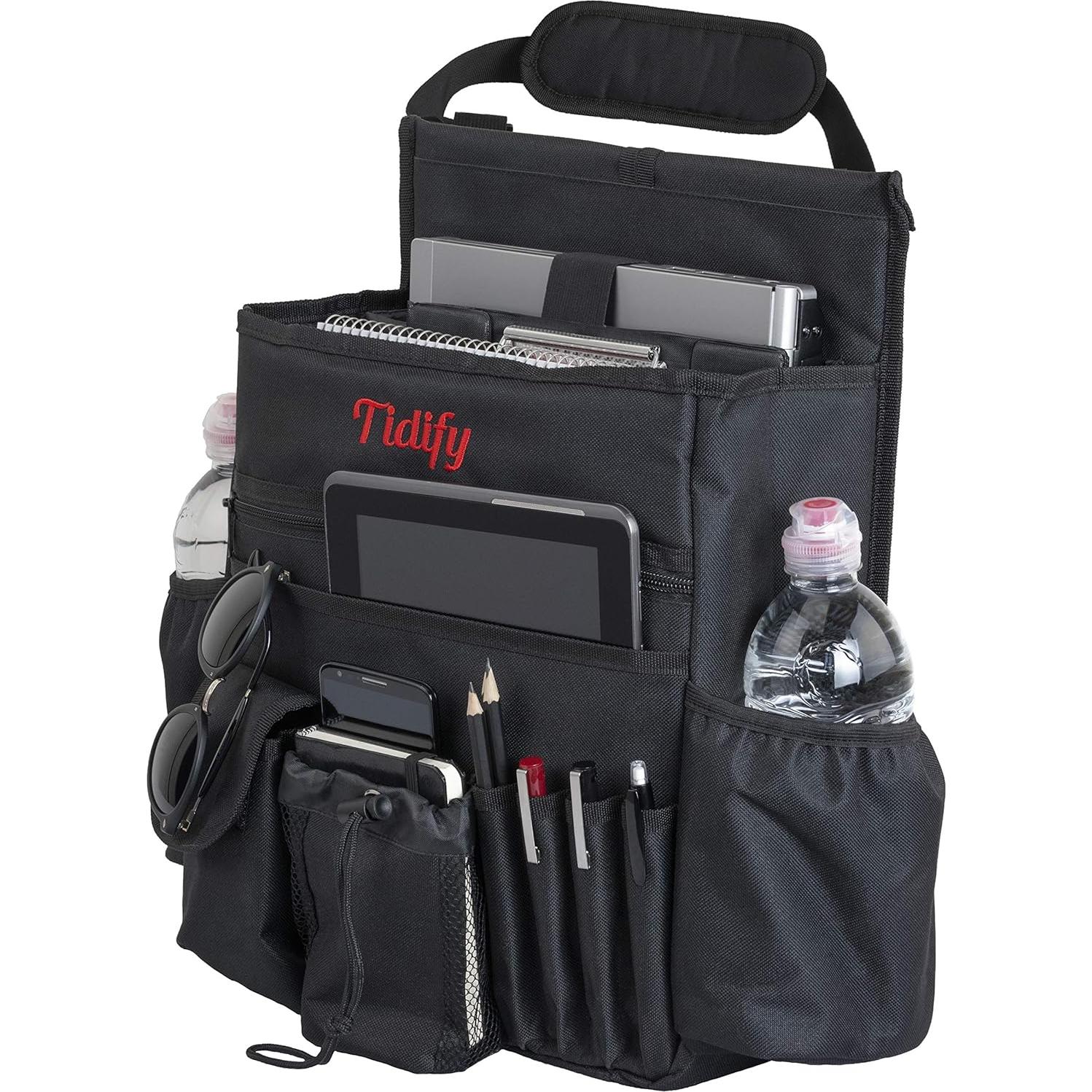 Organizador de Asiento Trasero Tidify - Almacenamiento para Laptop y Tabletas