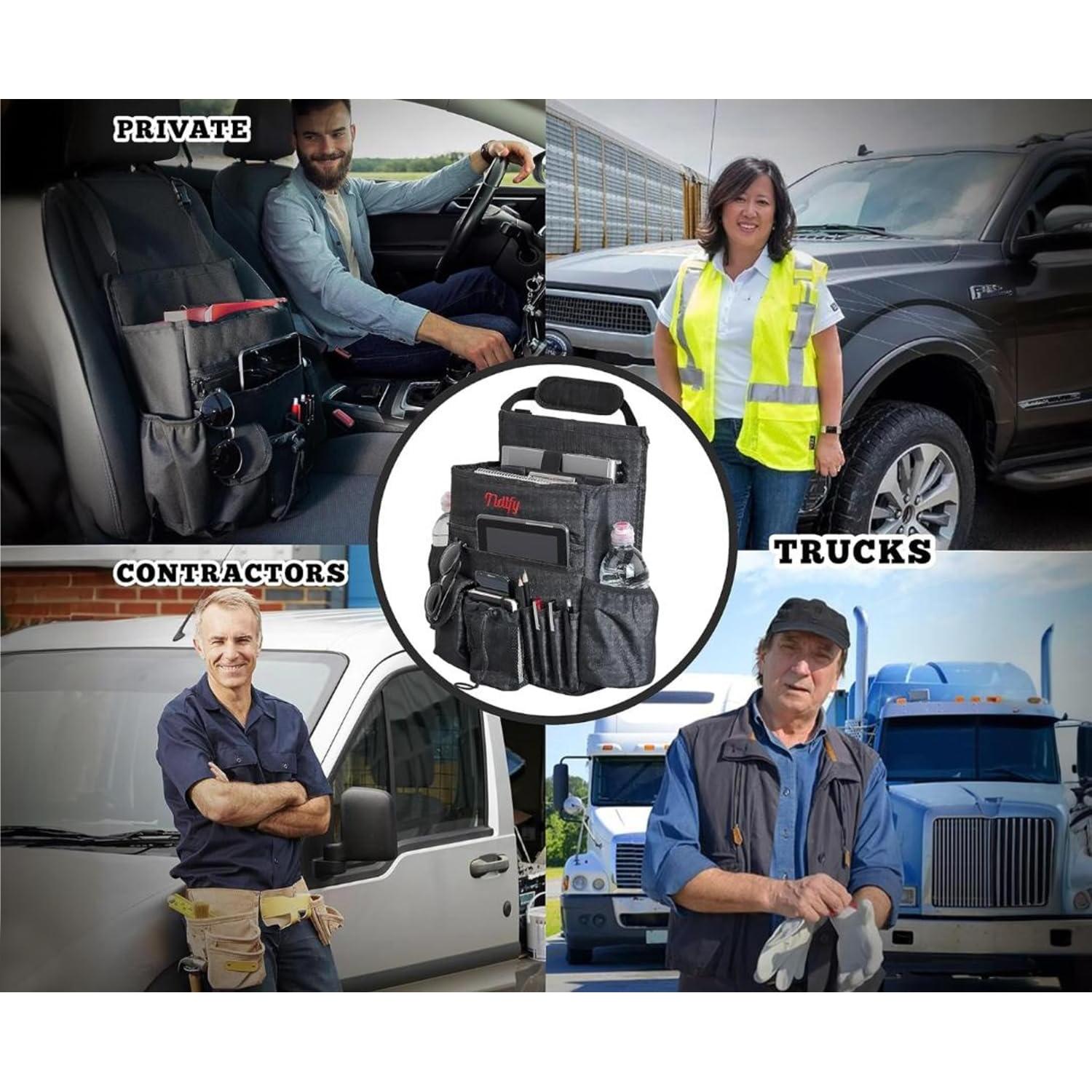 Organizador de Asiento Trasero Tidify - Almacenamiento para Laptop y Tabletas