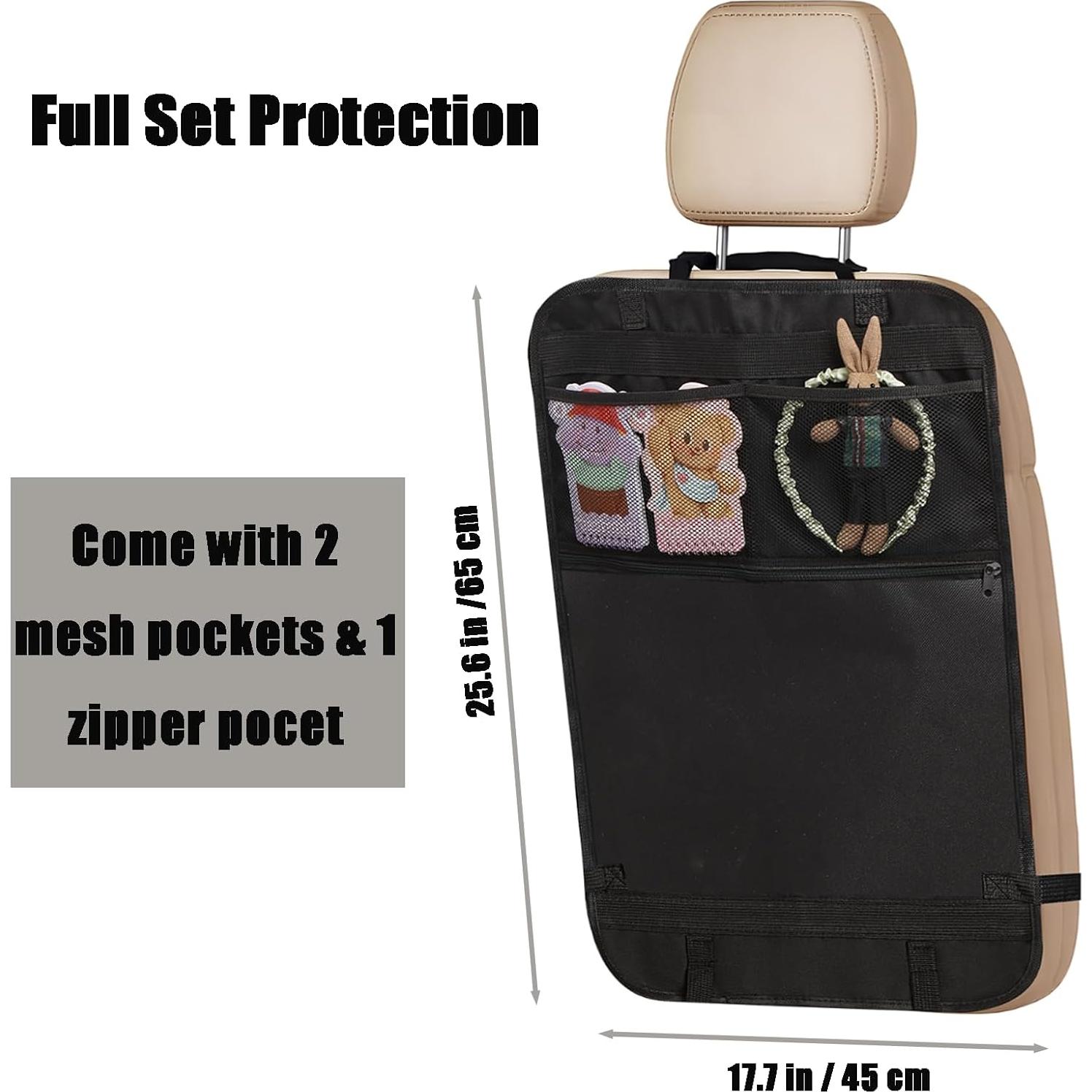 Protector de Respaldo de Asiento PandaEar Negro Impermeable