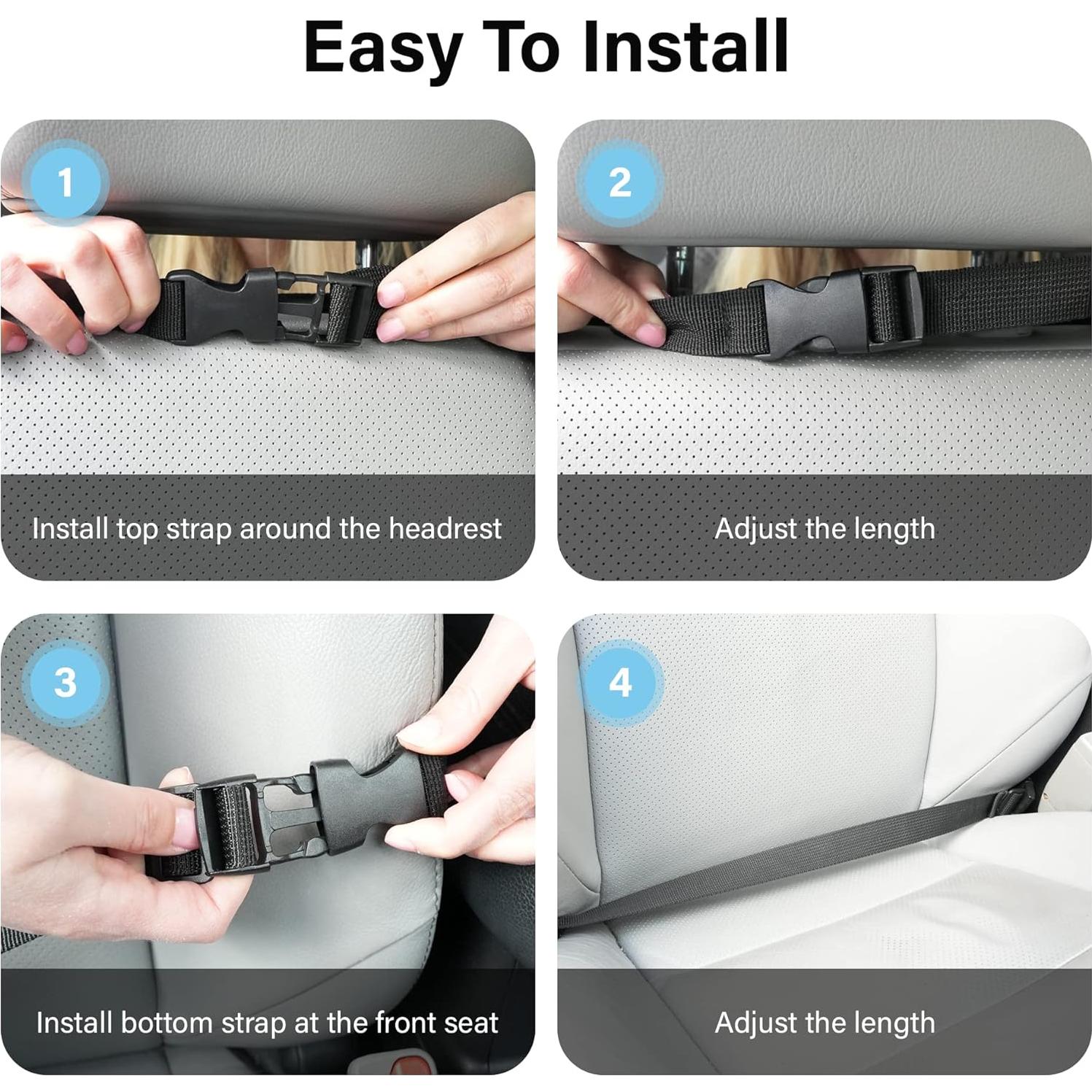 Organizador de Asiento de Coche Haussimple 2-Pack con Soporte para Tableta