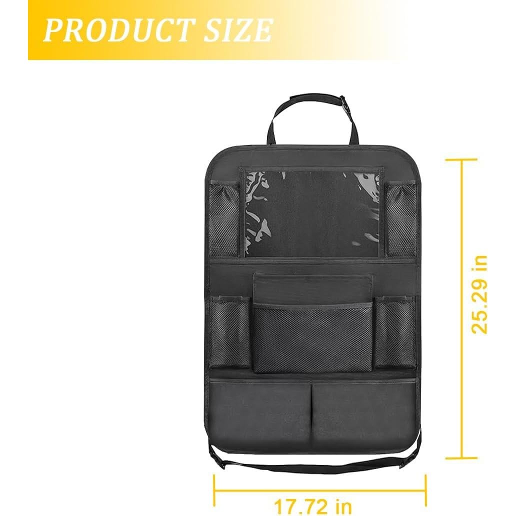 Organizador de Respaldo de Asiento de Coche KHGUZ Gris 45x65cm