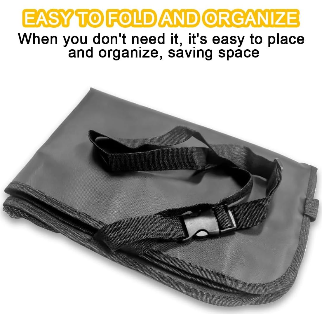 Organizador de Respaldo de Asiento de Coche KHGUZ Gris 45x65cm