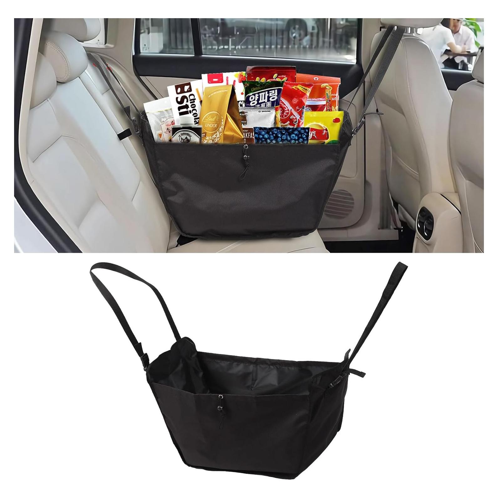 Organizador de Asiento de Coche Ecoshire 50L Plegable Negro