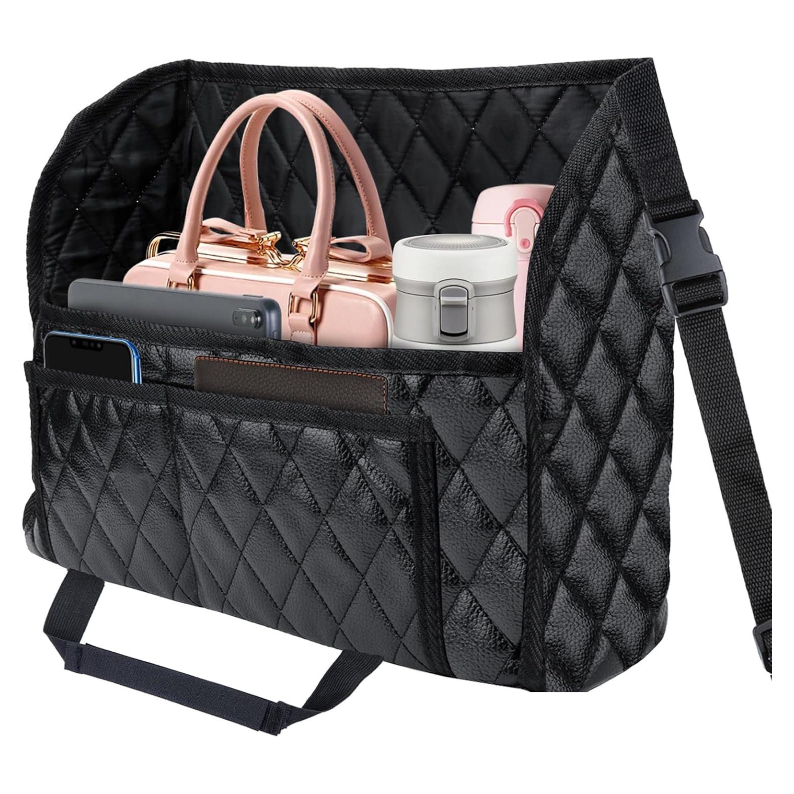 Soporte de bolso de coche BFXM, organizador de cuero, 38x14x26cm