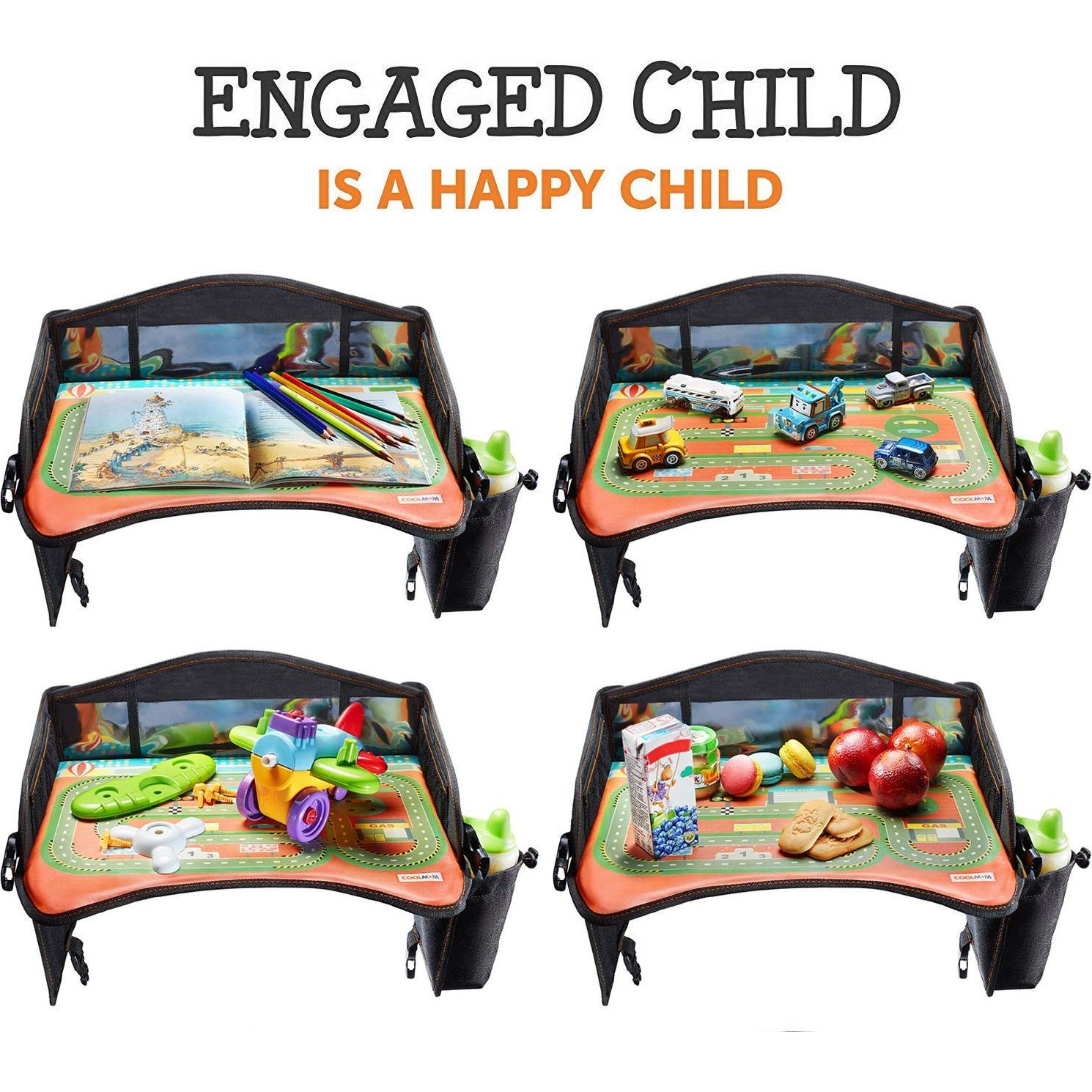 Bandeja de Viaje Coolmum para Niños - Organizador Doble Cara