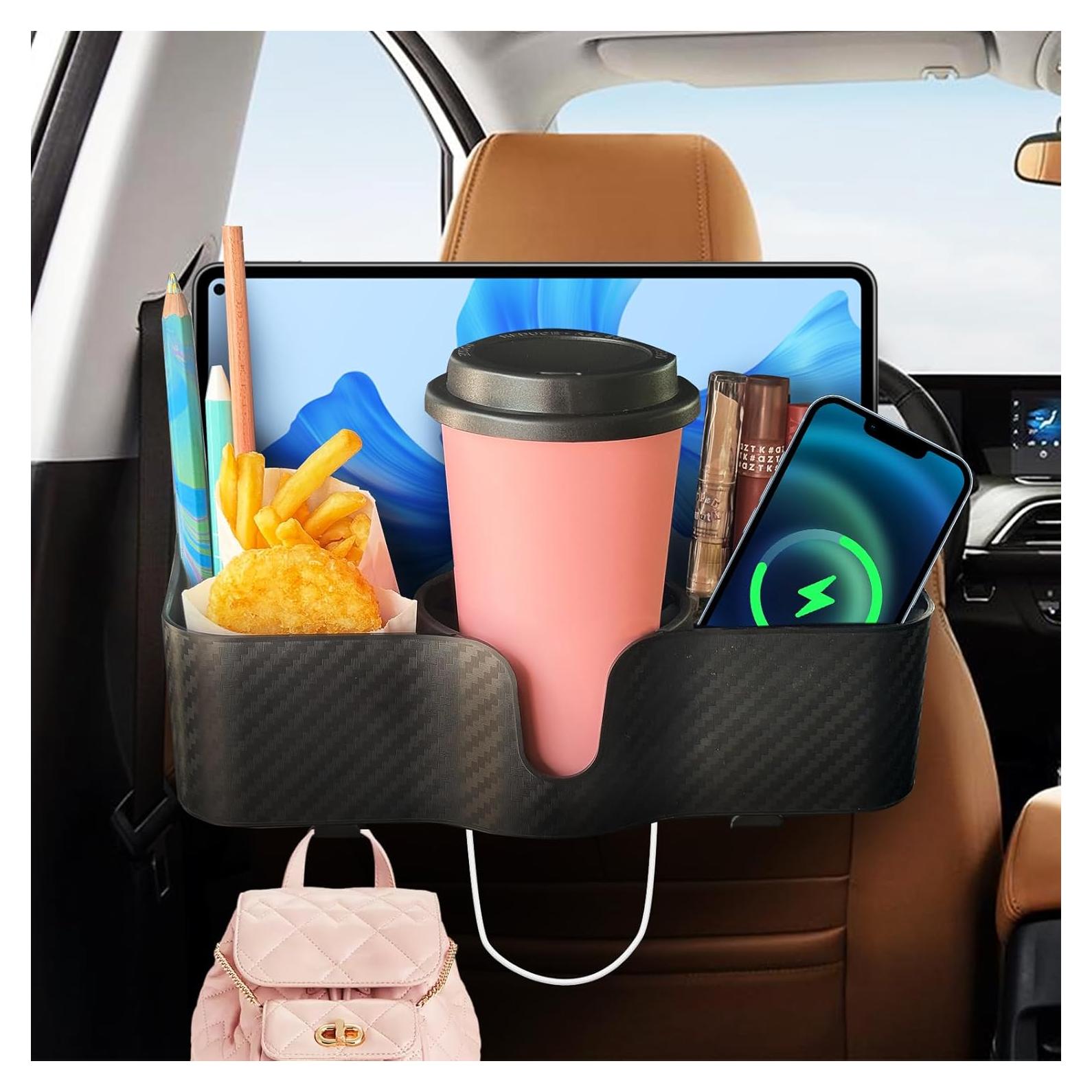 Organizador de Asiento Trasero 4 en 1 PANSDORE Negro