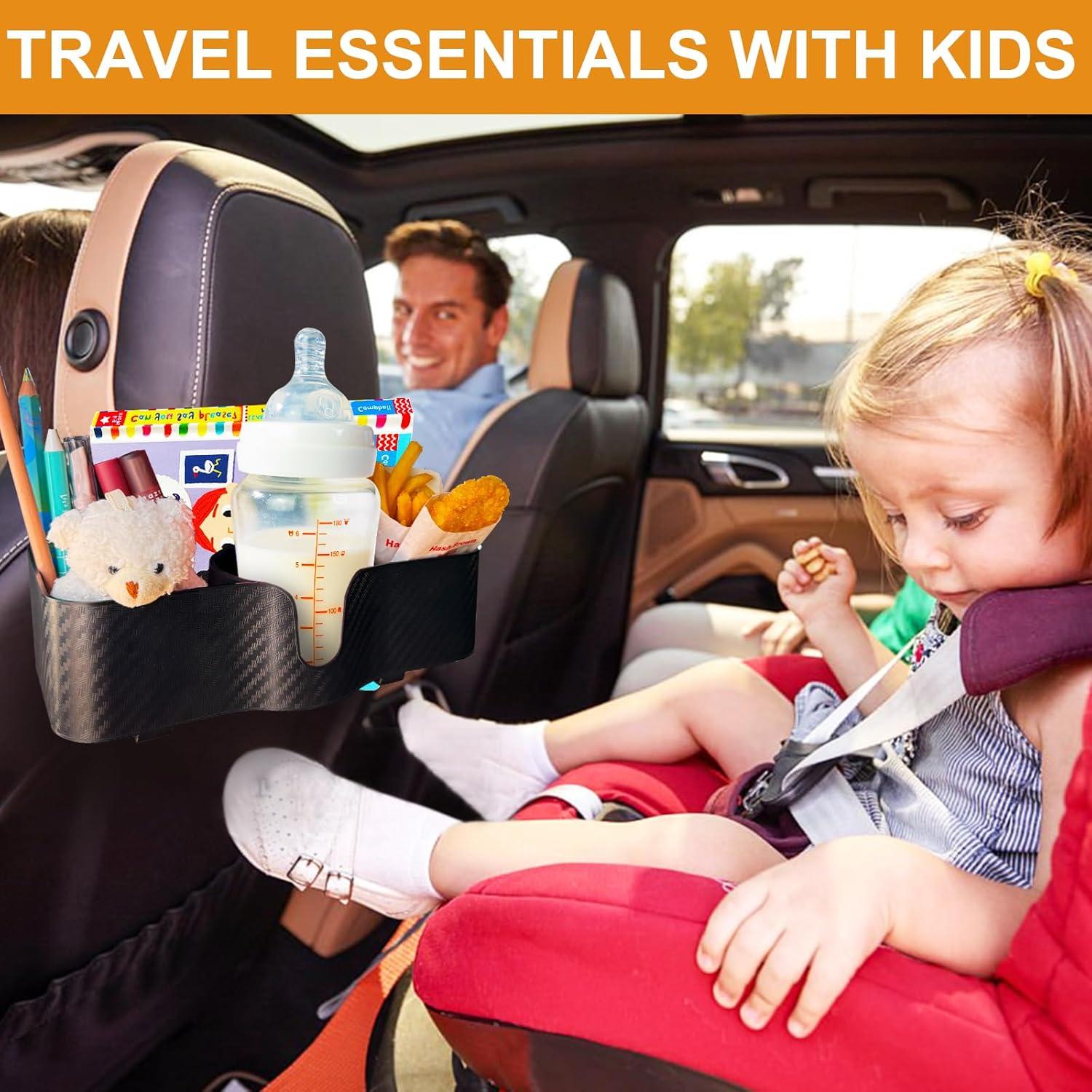 Organizador de Asiento Trasero 4 en 1 PANSDORE Negro