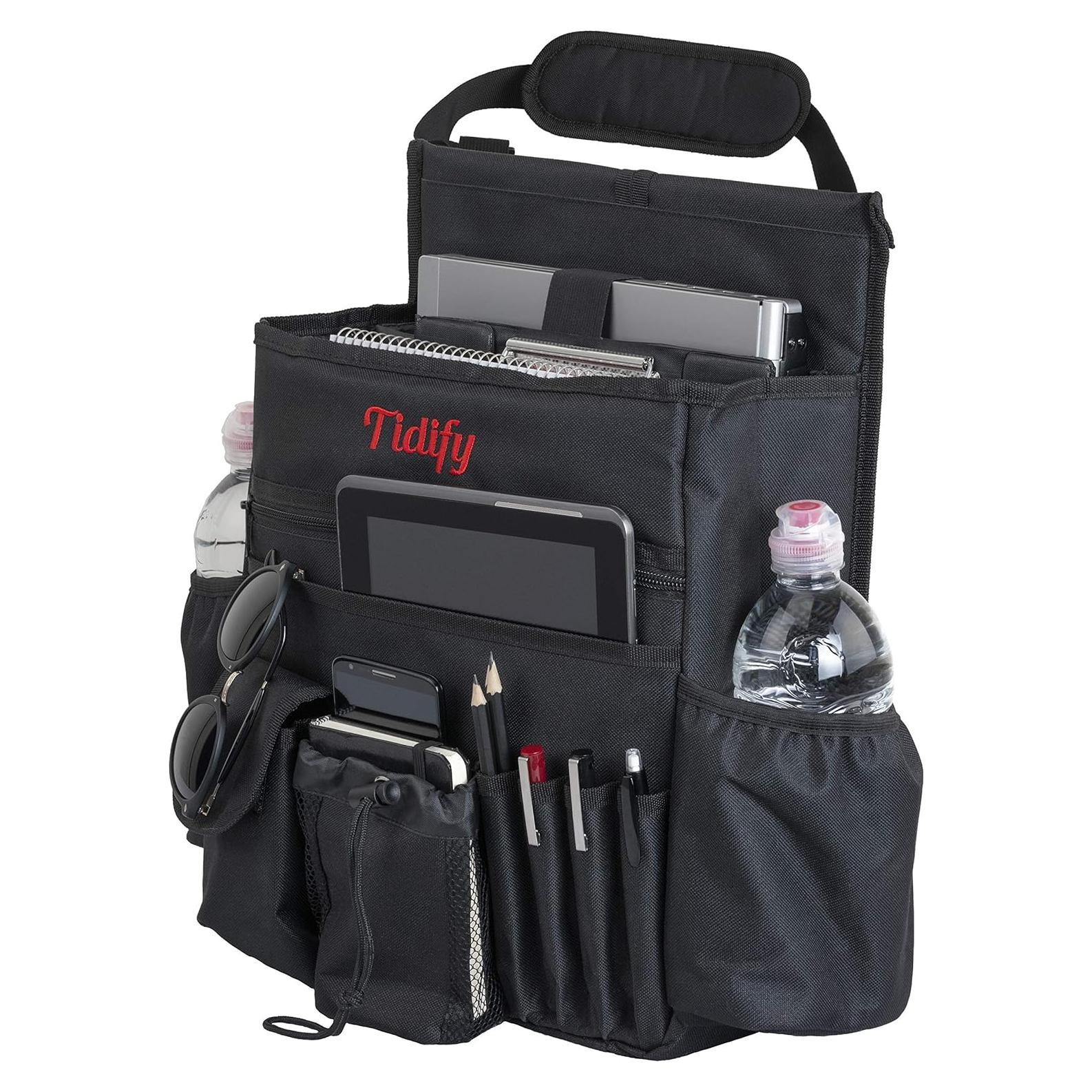 Organizador de Asiento Frontal Tidify para Coche - Negro, 11.34kg