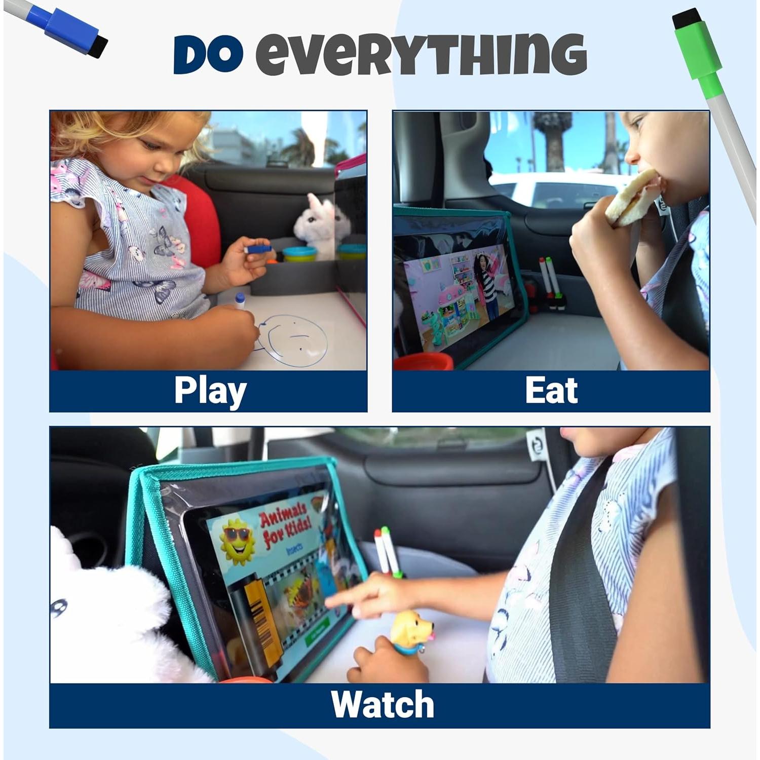 Bandeja de Viaje para Niños WITRIP con Pizarra Borrado Seco