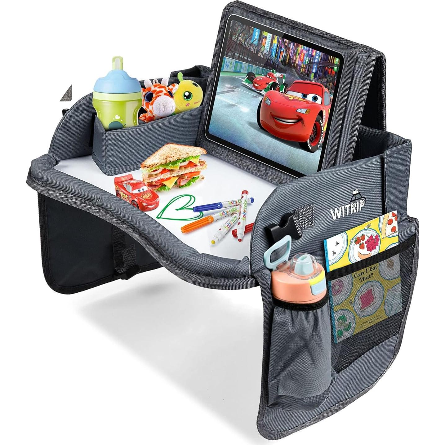 Bandeja de Viaje para Niños WITRIP con Pizarra Borrado Seco