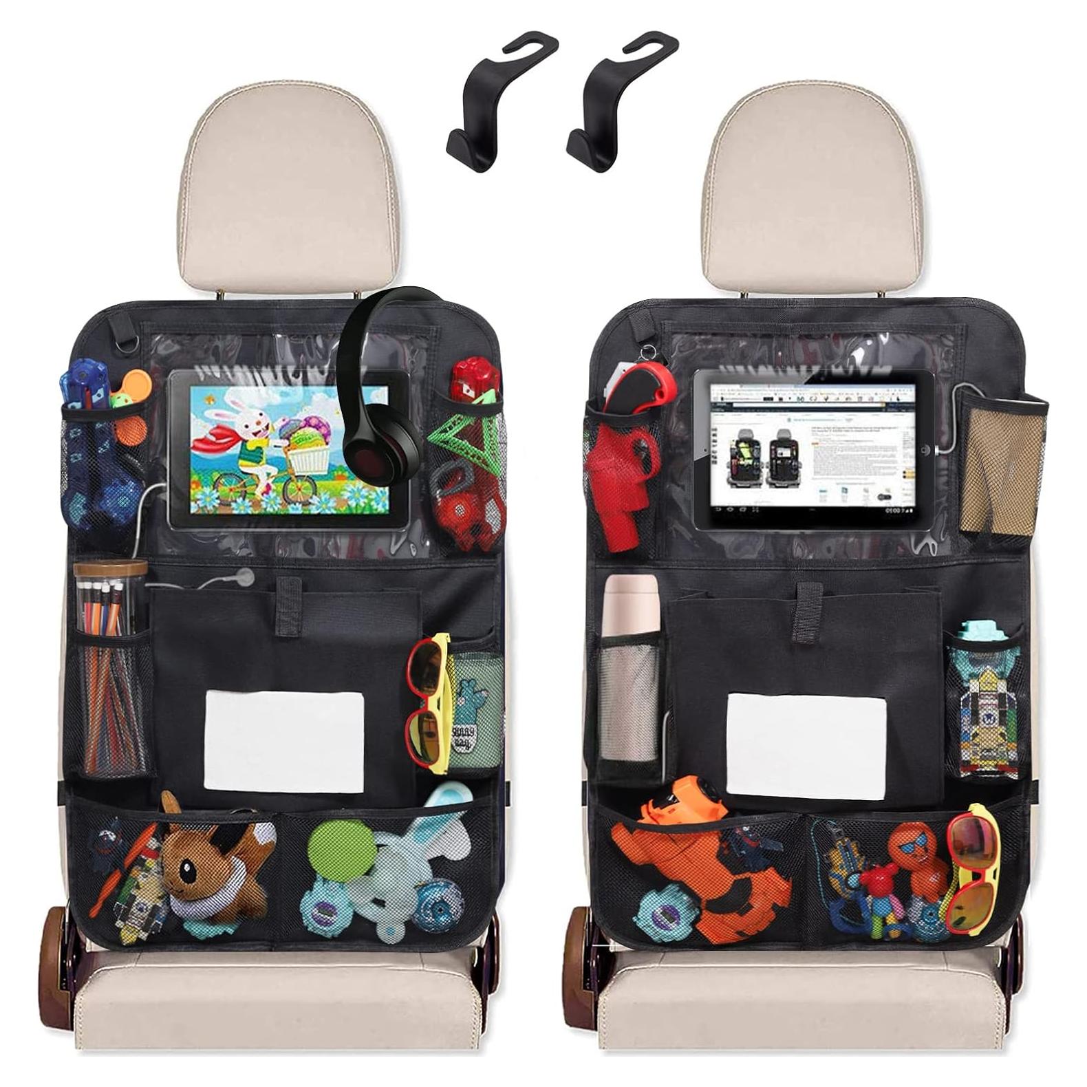 Organizador de Asiento Trasero LIHBHOID 2 Piezas 43x63 cm