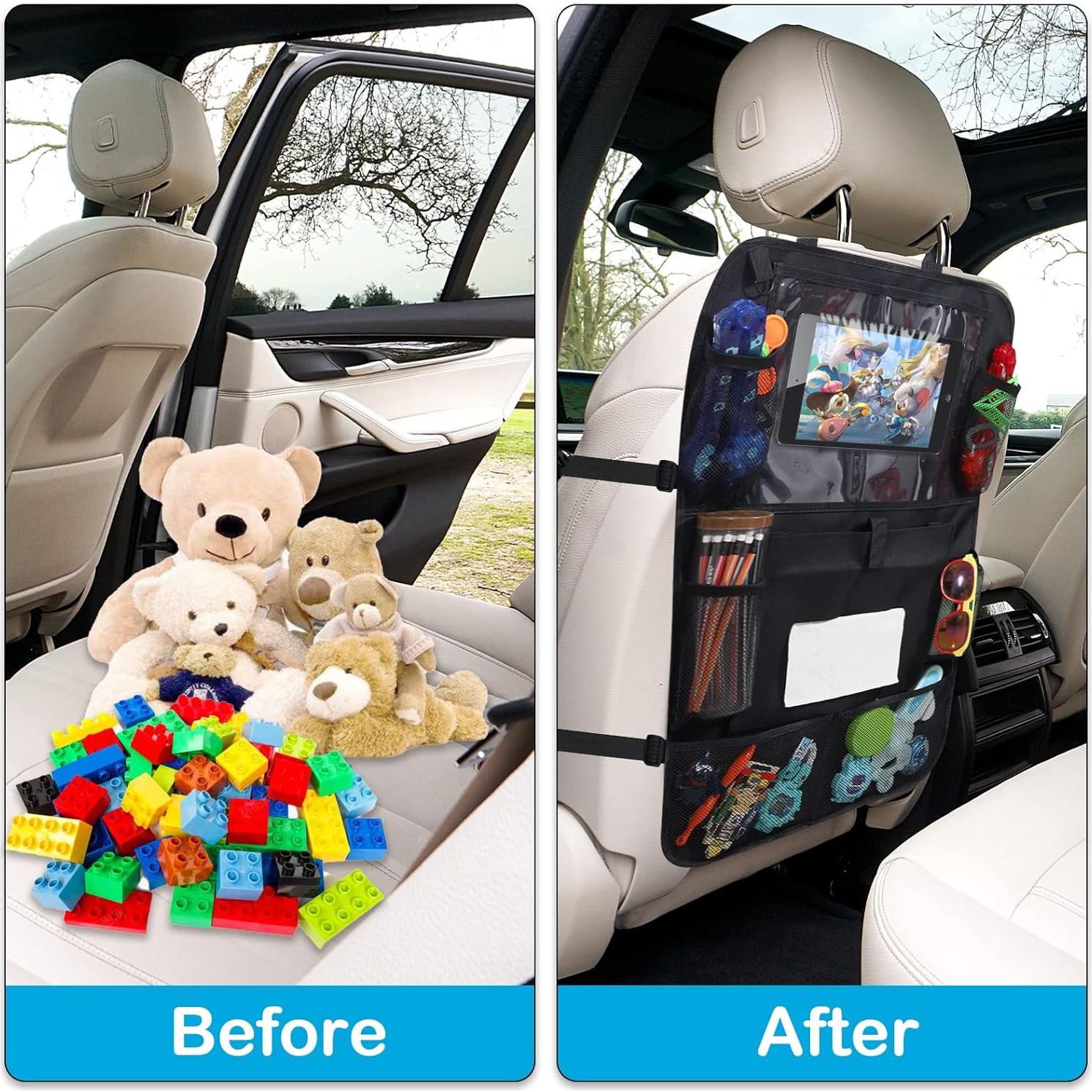 Organizador de Asiento Trasero LIHBHOID 2 Piezas 43x63 cm