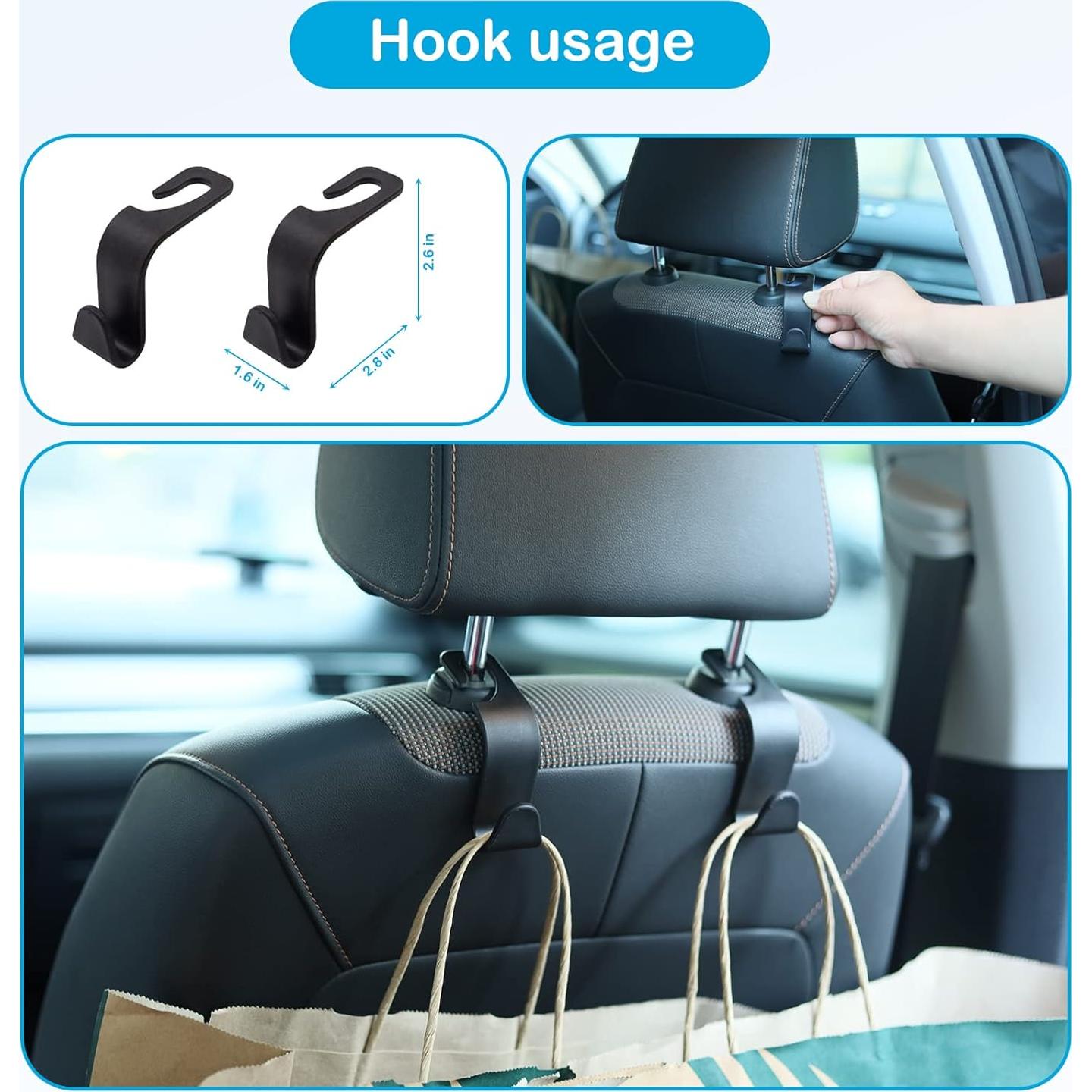 Organizador de Asiento Trasero LIHBHOID 2 Piezas 43x63 cm