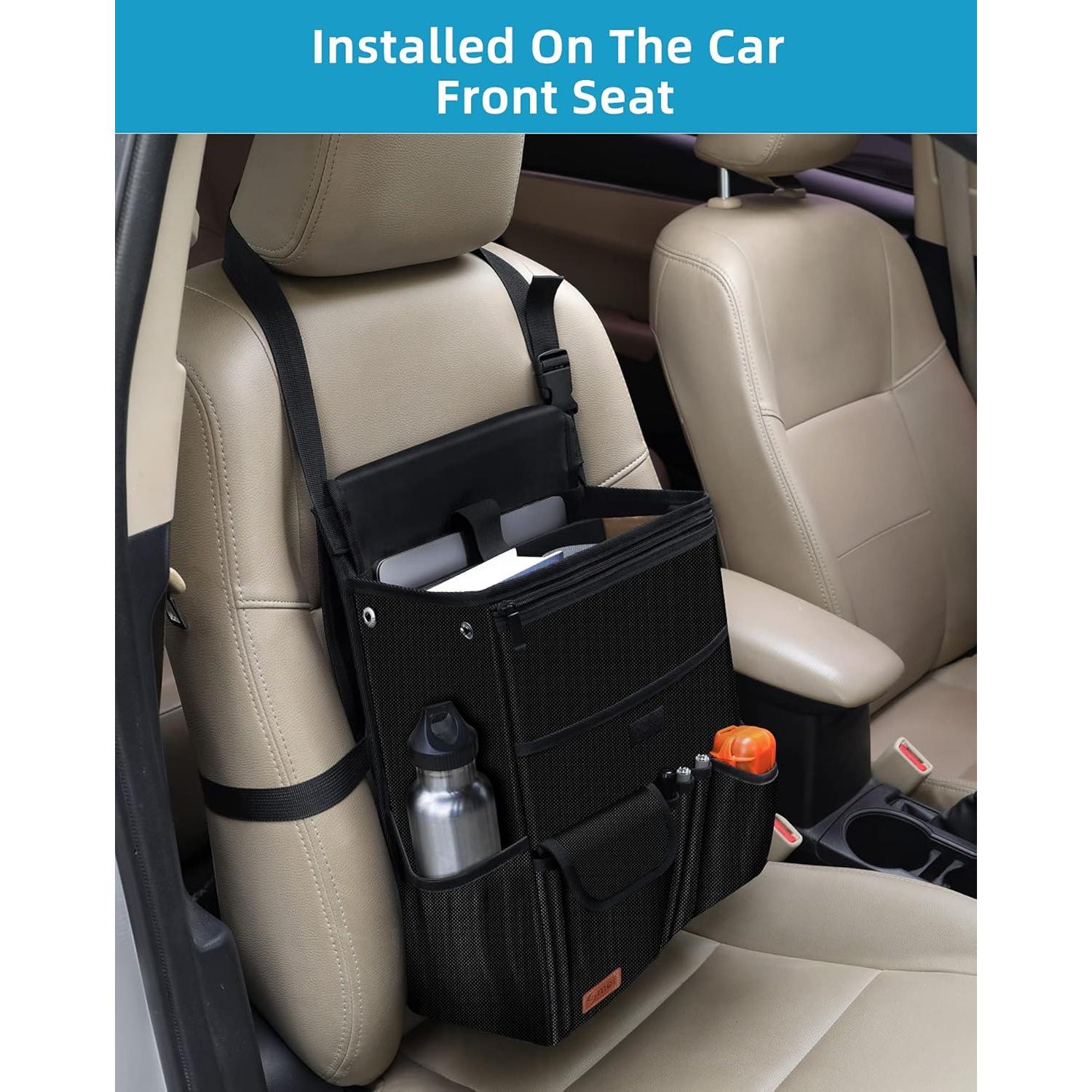 Organizador de Asiento de Auto Smof Negro con Compartimento para Laptop