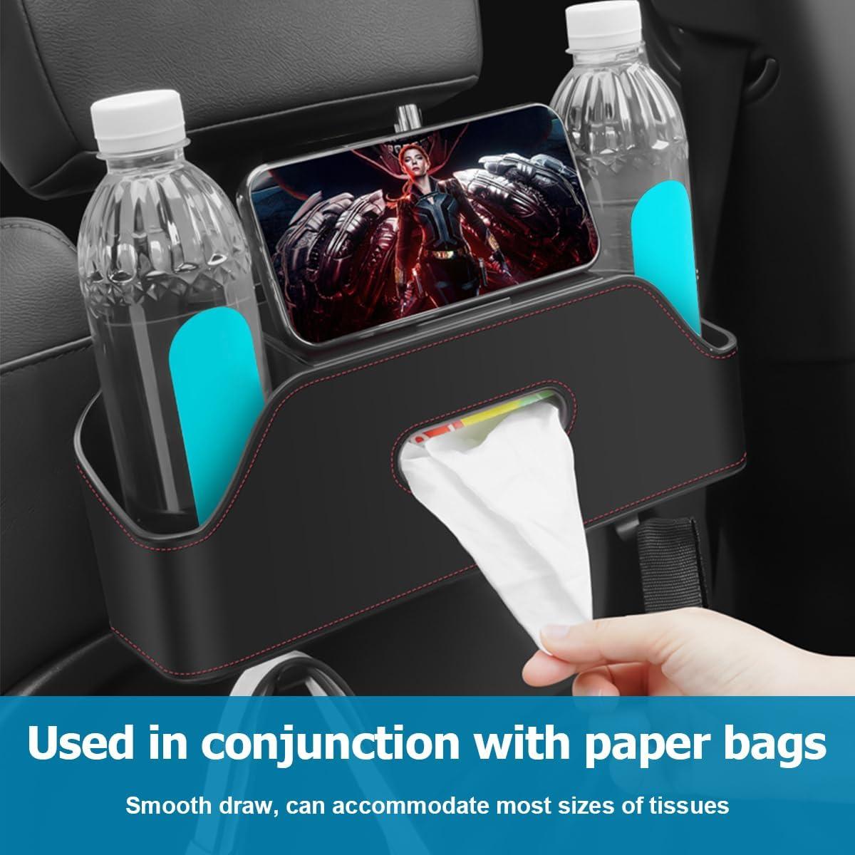 Organizador de Respaldo de Asiento de Auto zipelo Negro 29x12.5cm