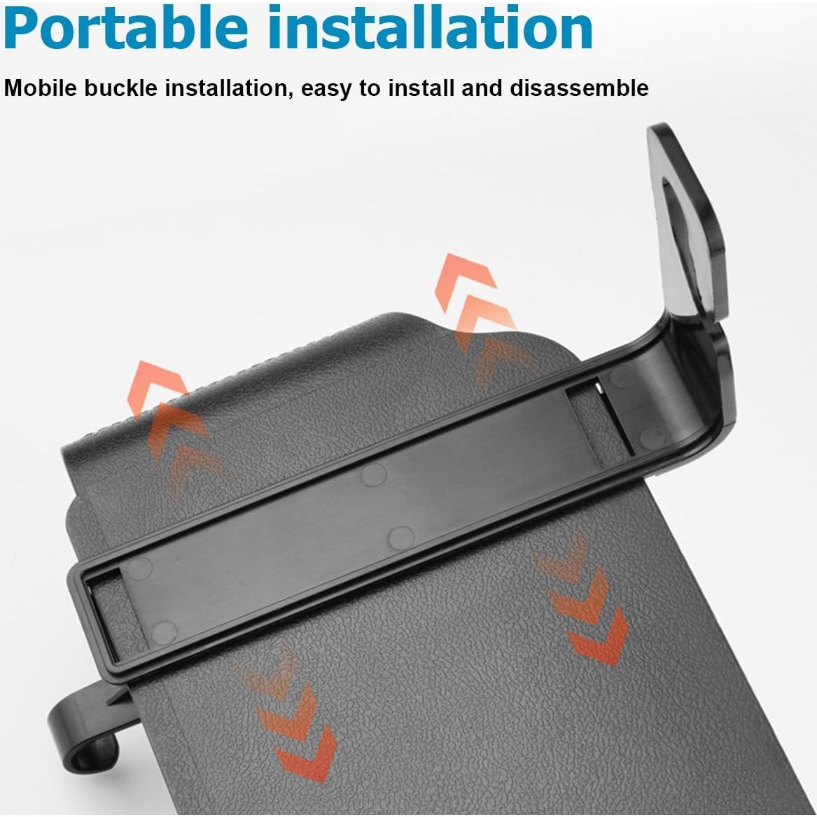 Organizador de Respaldo de Asiento de Auto zipelo Negro 29x12.5cm