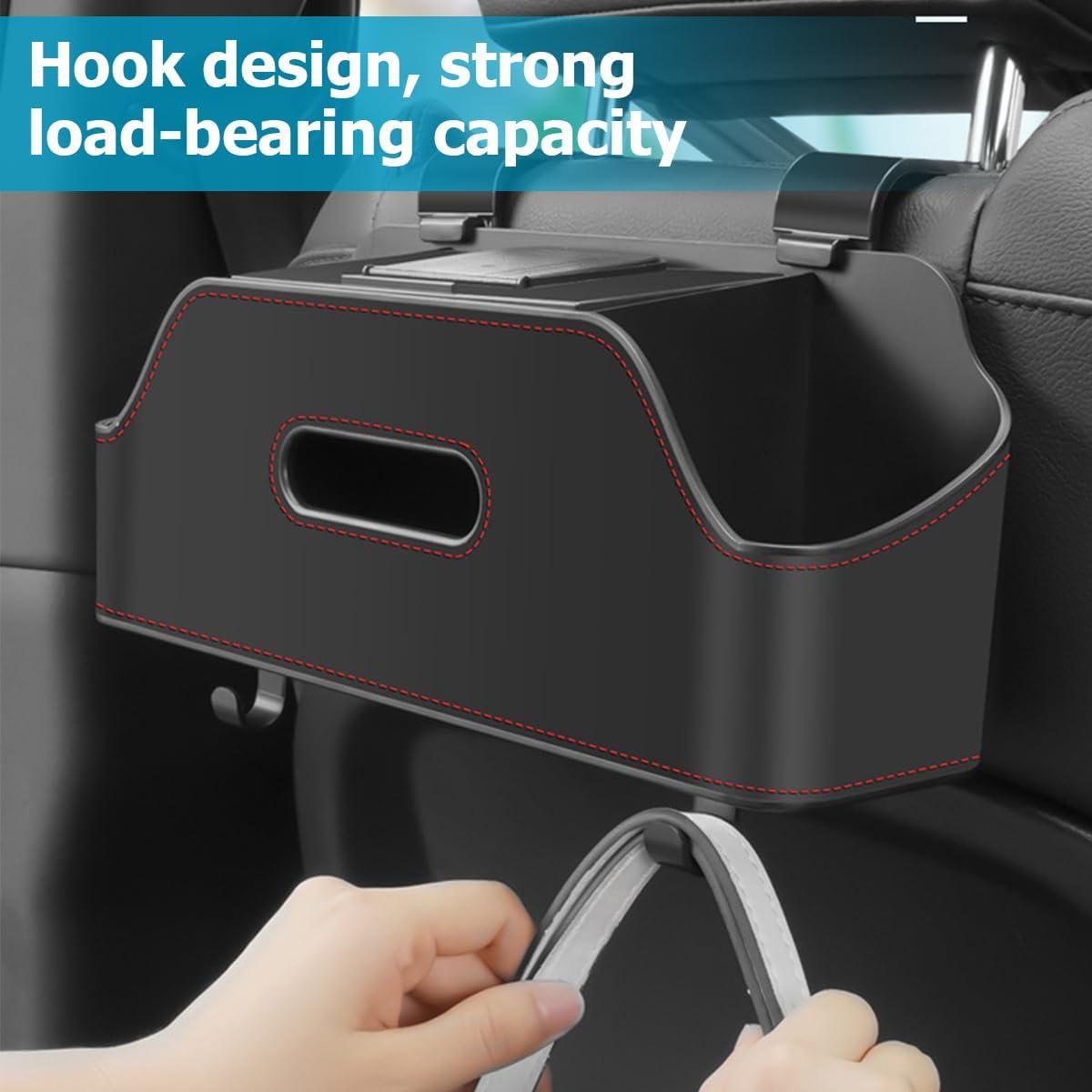 Organizador de Respaldo de Asiento de Auto zipelo Negro 29x12.5cm