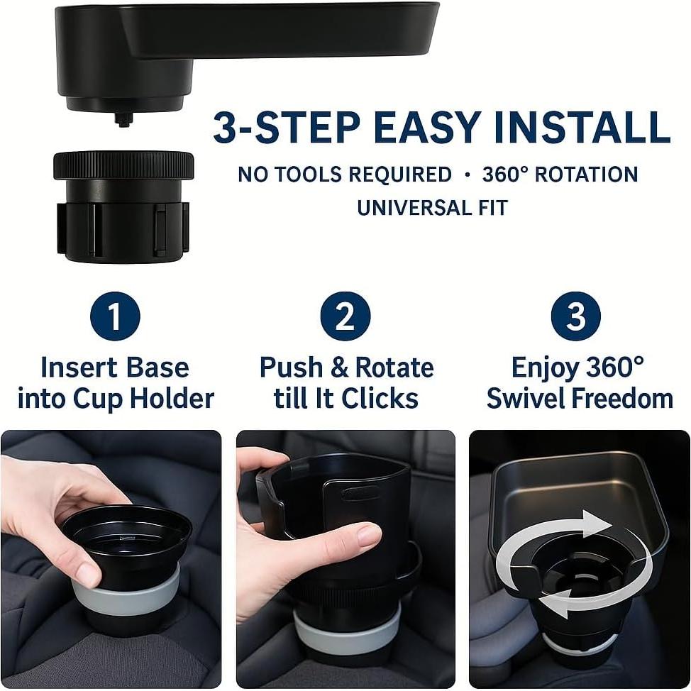 Bandeja Ajustable para Niños DCG Center - Portavasos y Snacks