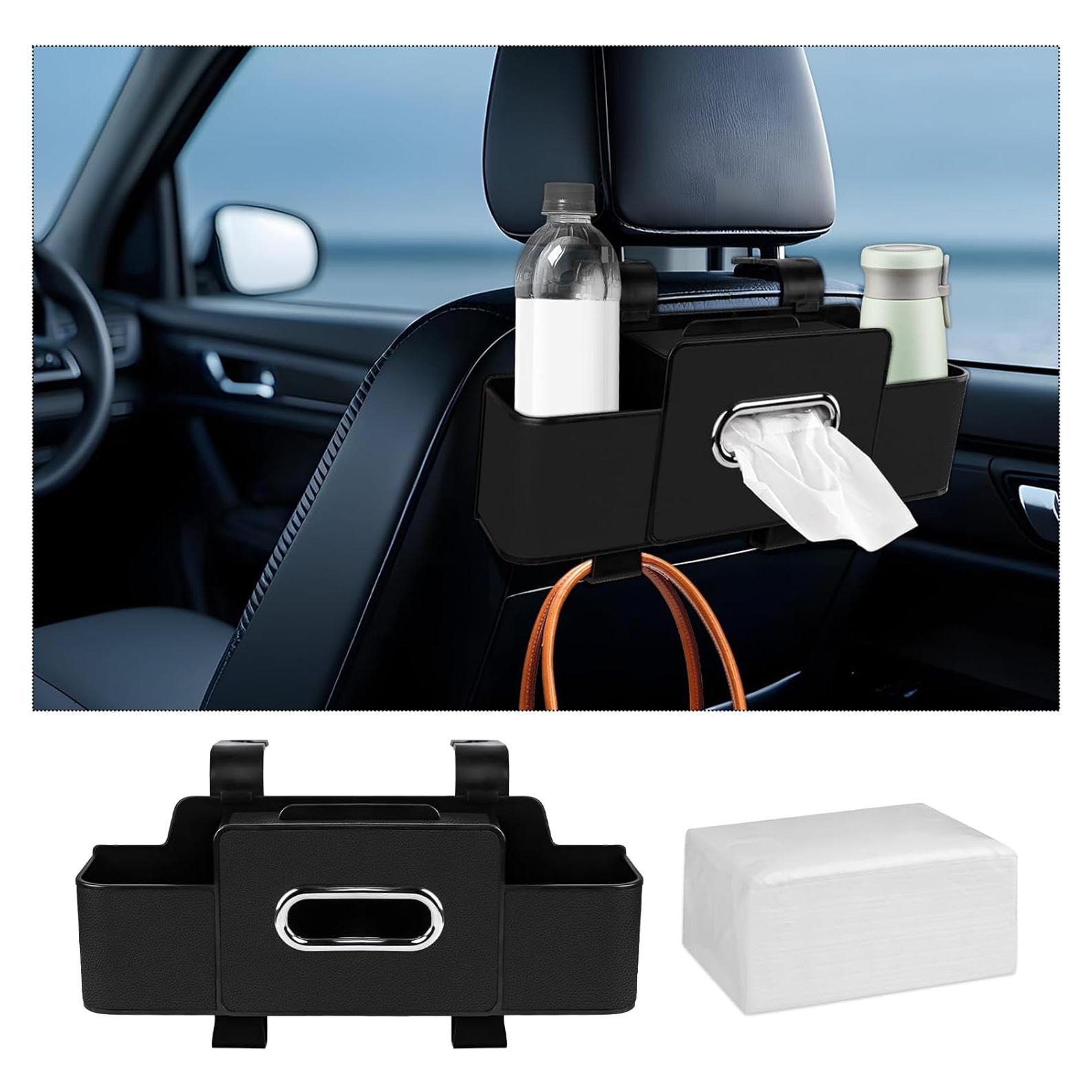 Organizador de Asiento Trasero de Coche Toresper Negro 4 Compartimentos