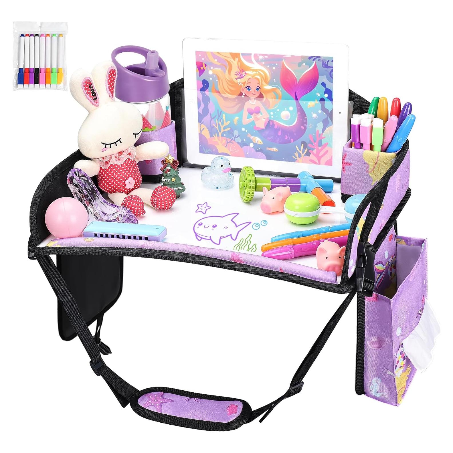 Bandeja de Viaje para Niños WENRENER Sirena Púrpura 43.2x34.3cm