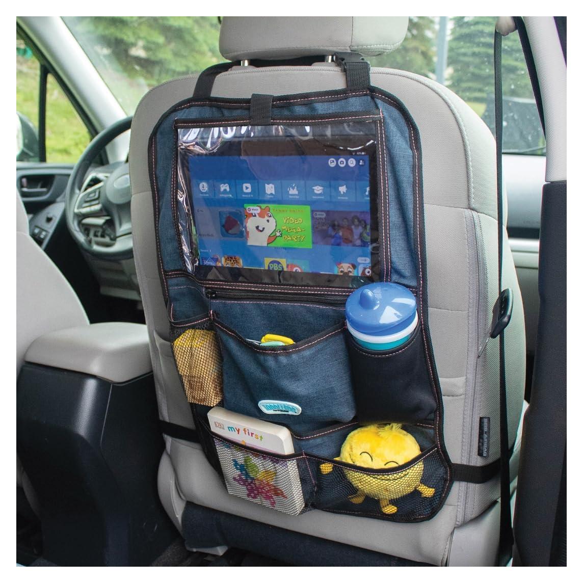 Organizador de Auto Colgante Toddleroo - Marino, 7 Bolsillos