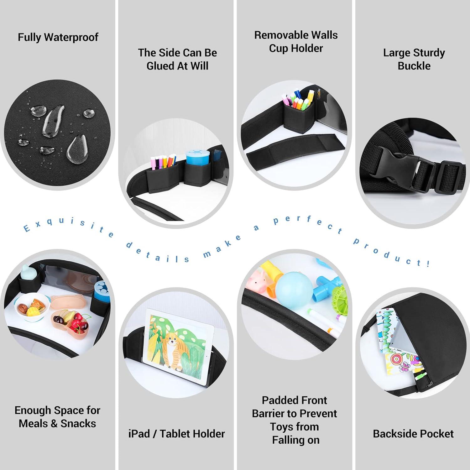 Bandeja de Viaje COOLBEBE para Niños - Portátil y Multiusos