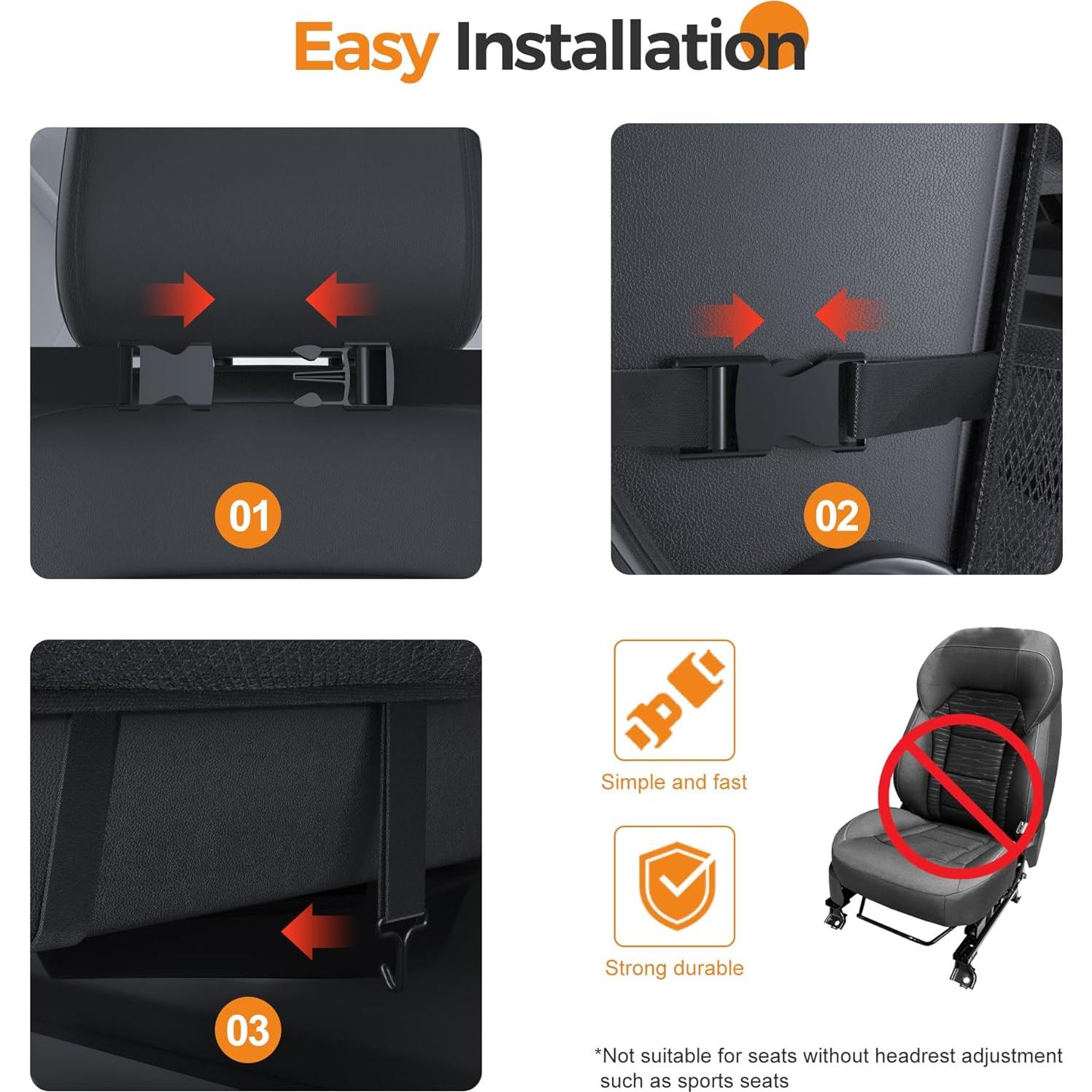Organizador de Asiento Trasero Prcivr - Protector Multifuncional