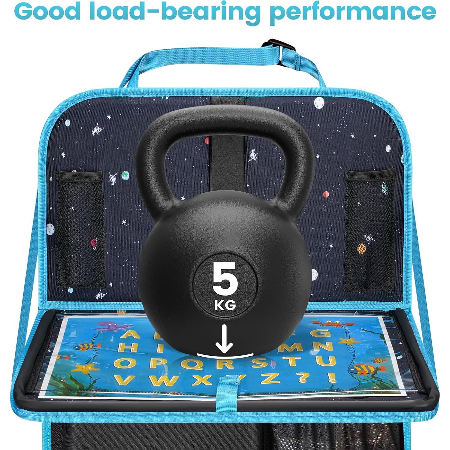 Organizador de Asiento Trasero MENZOKE con Bandeja y 7 Bolsillos