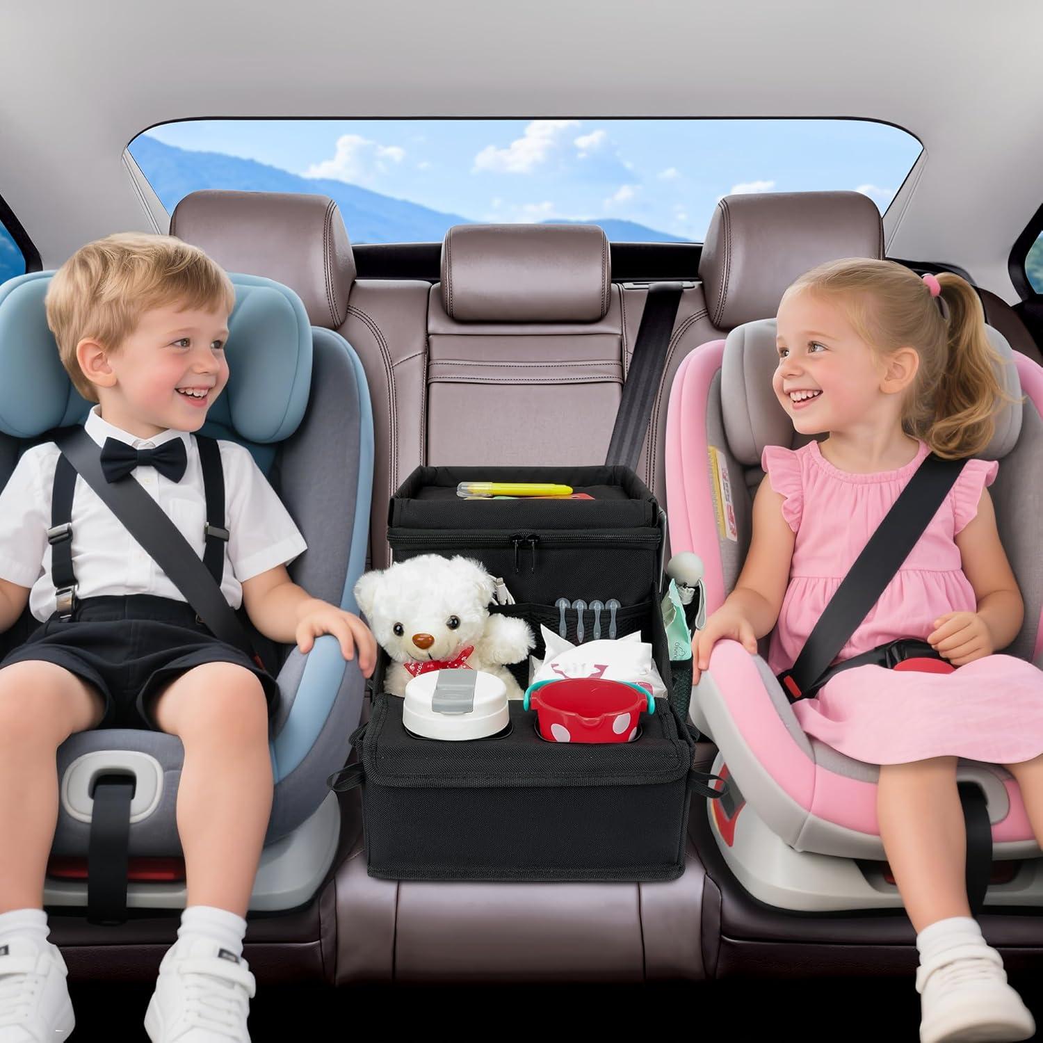 Organizador de Asiento de Coche WENRENER con Enfriador y Bandeja