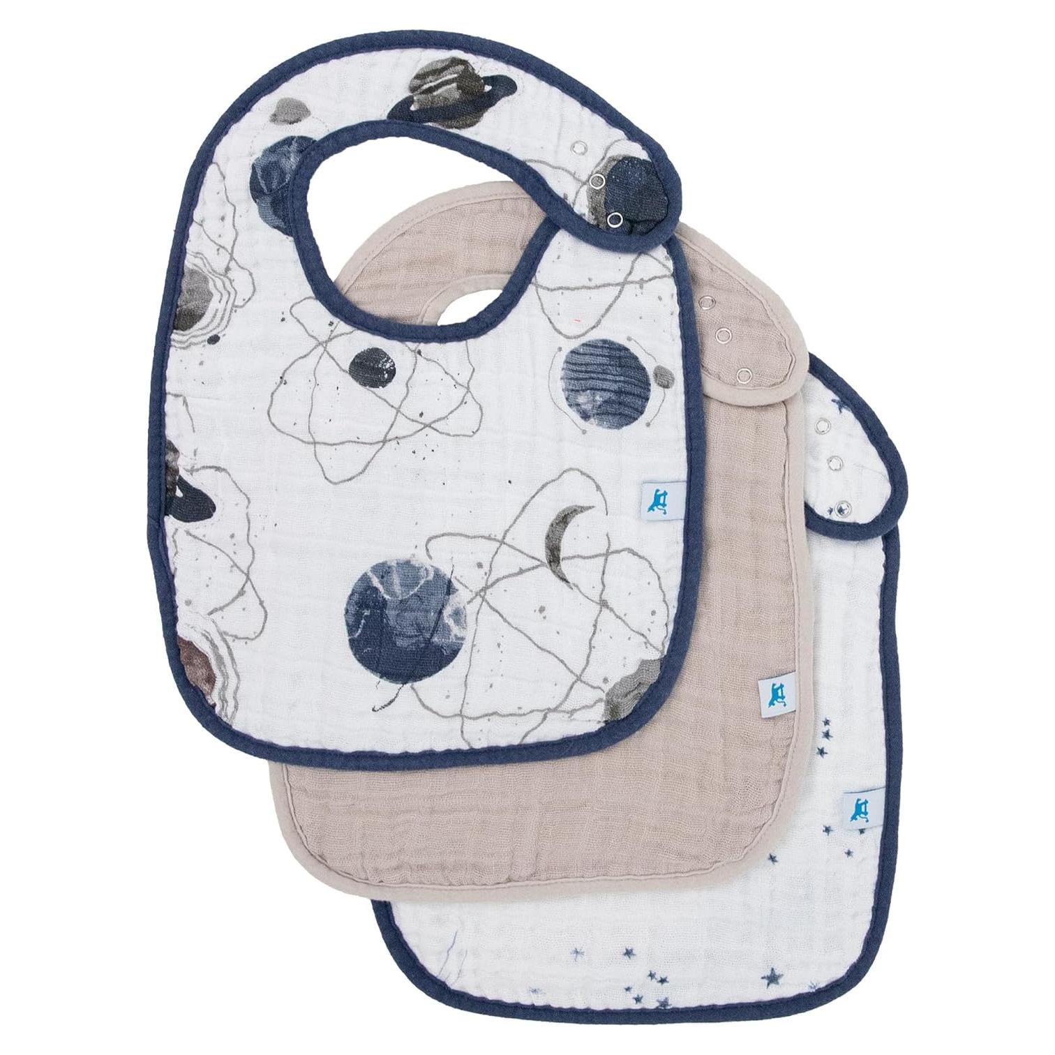 Baberos Ajustables Little Unicorn 3 Piezas - Planetario 2